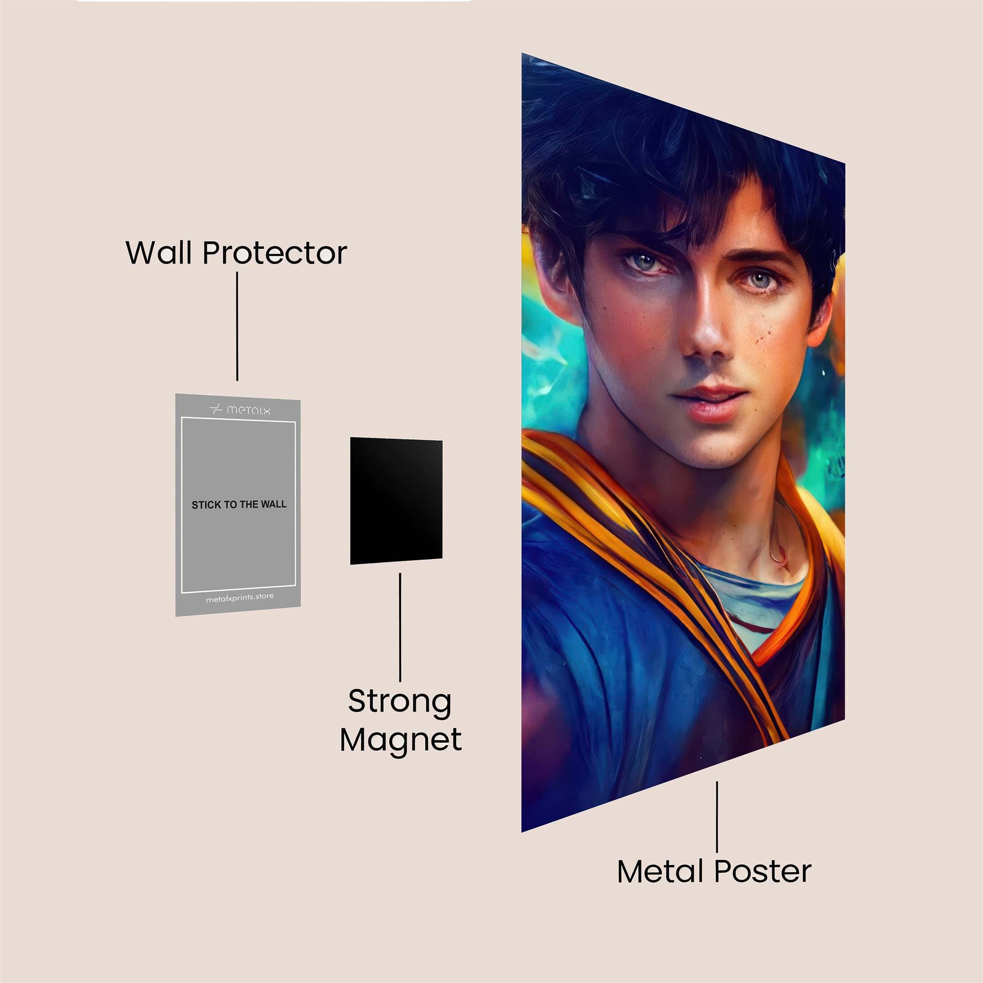 Heroic Glow Safe Wall Magnetic / M