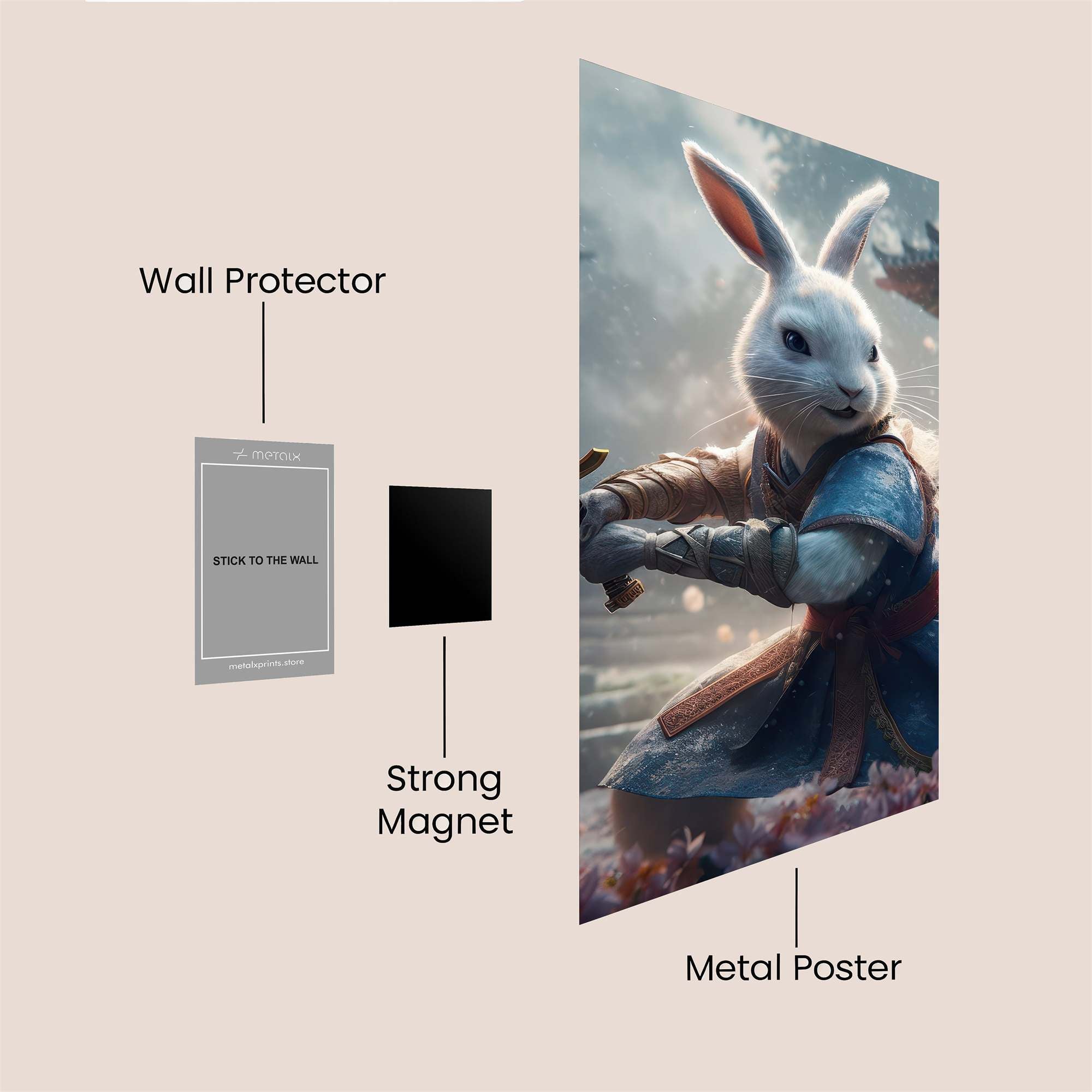 Samurai Serenity Safe Wall Magnetic / M