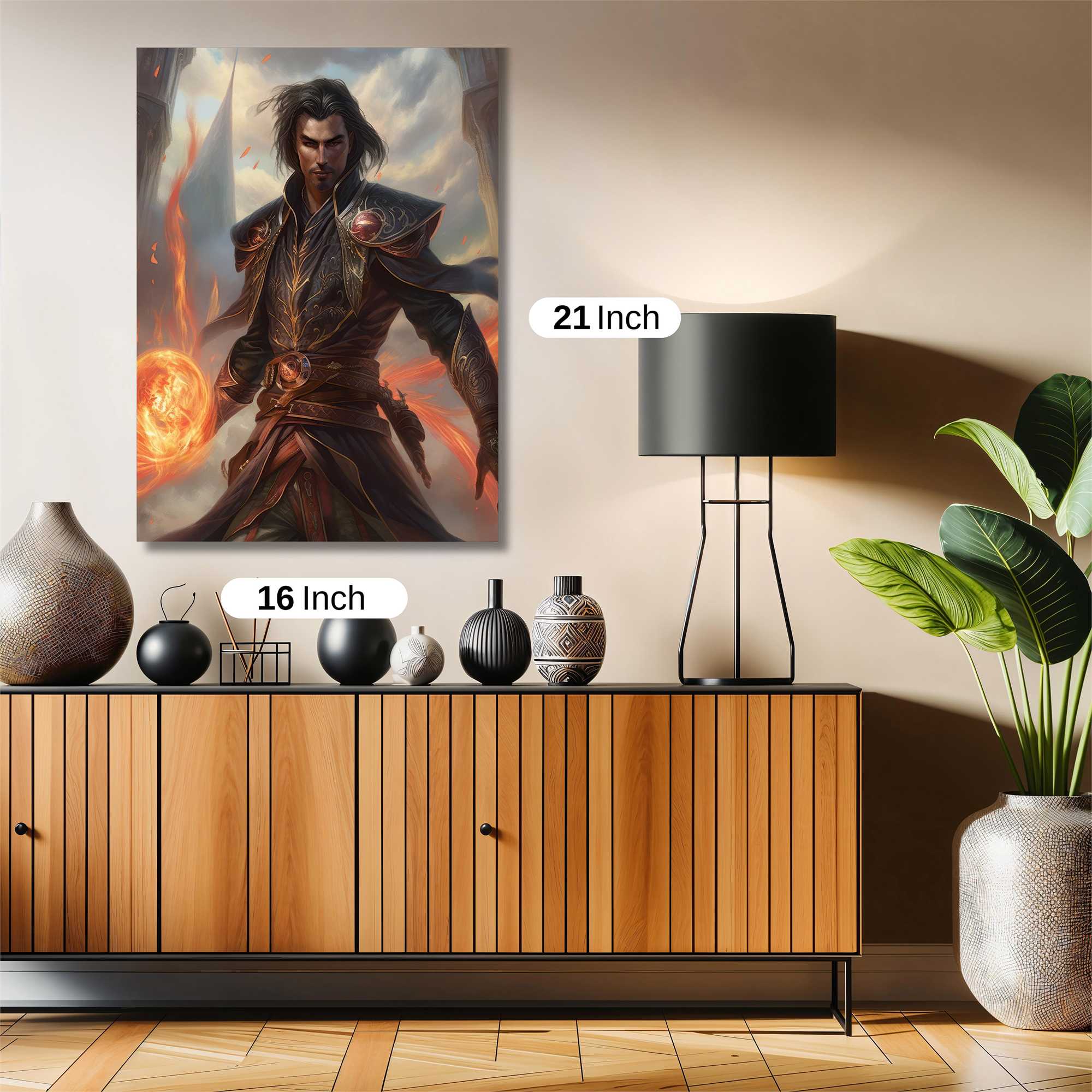 Mage Ablaze Safe Wall Magnetic / M