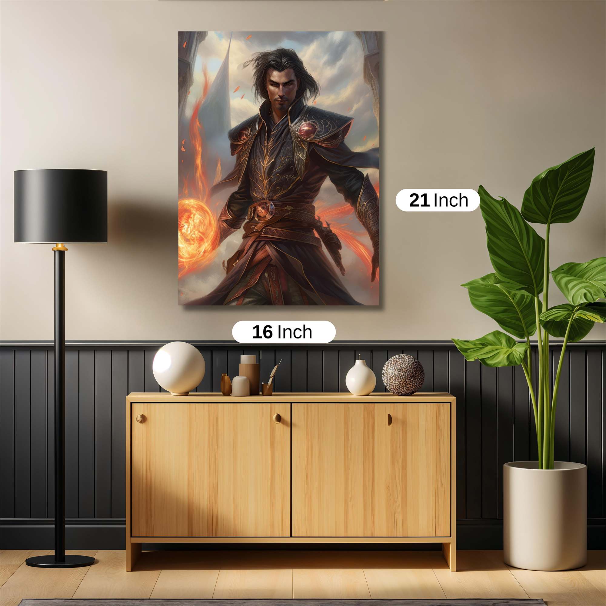 Mage Ablaze Safe Wall Magnetic / M