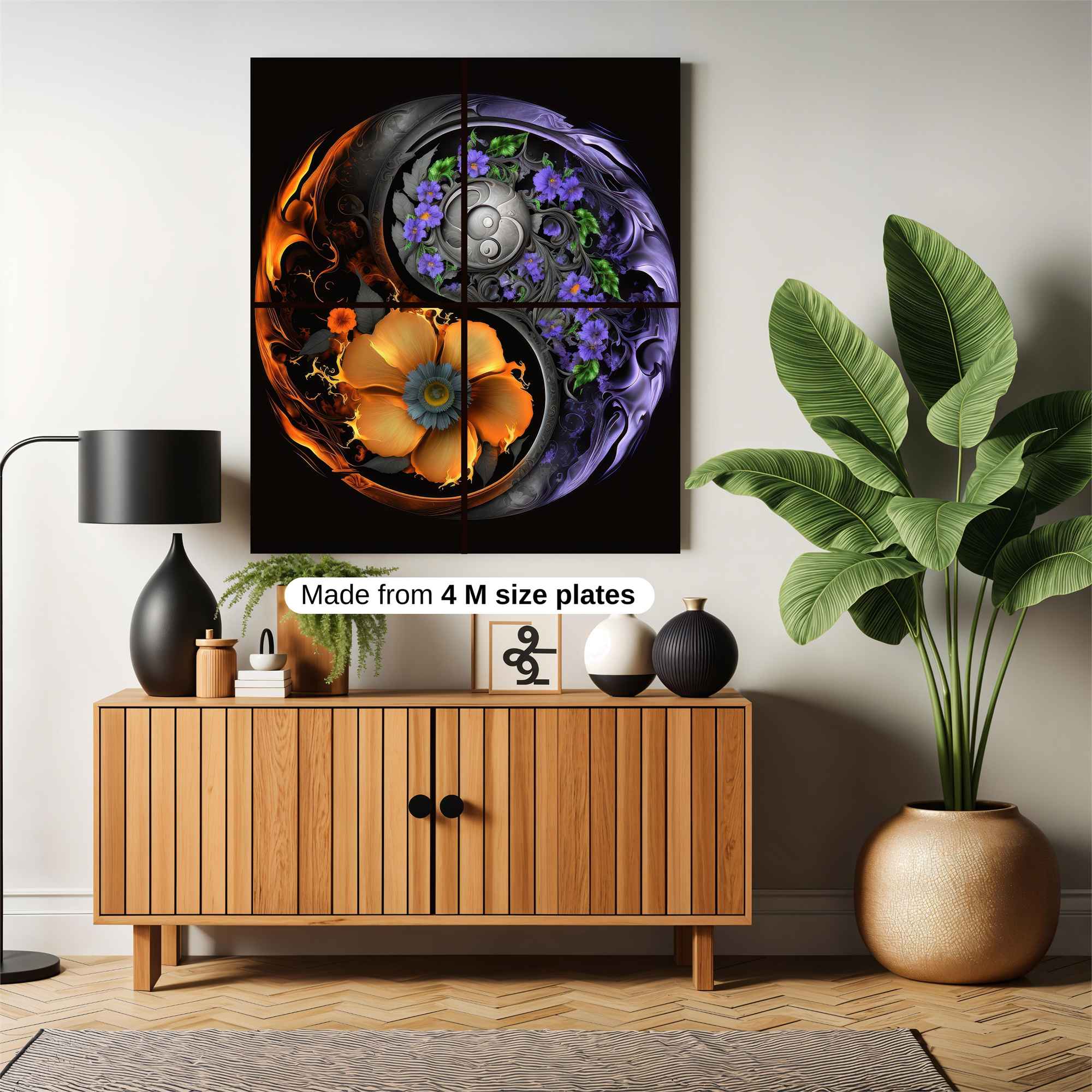 Yin-Yang Serenity Safe Wall Magnetic / M
