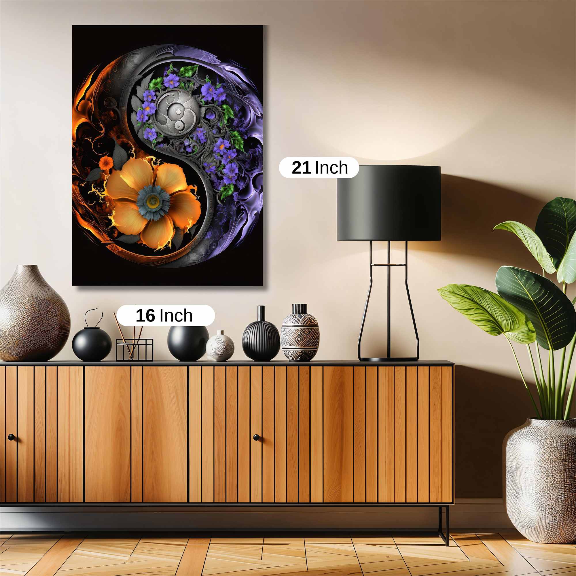 Yin-Yang Serenity Safe Wall Magnetic / M