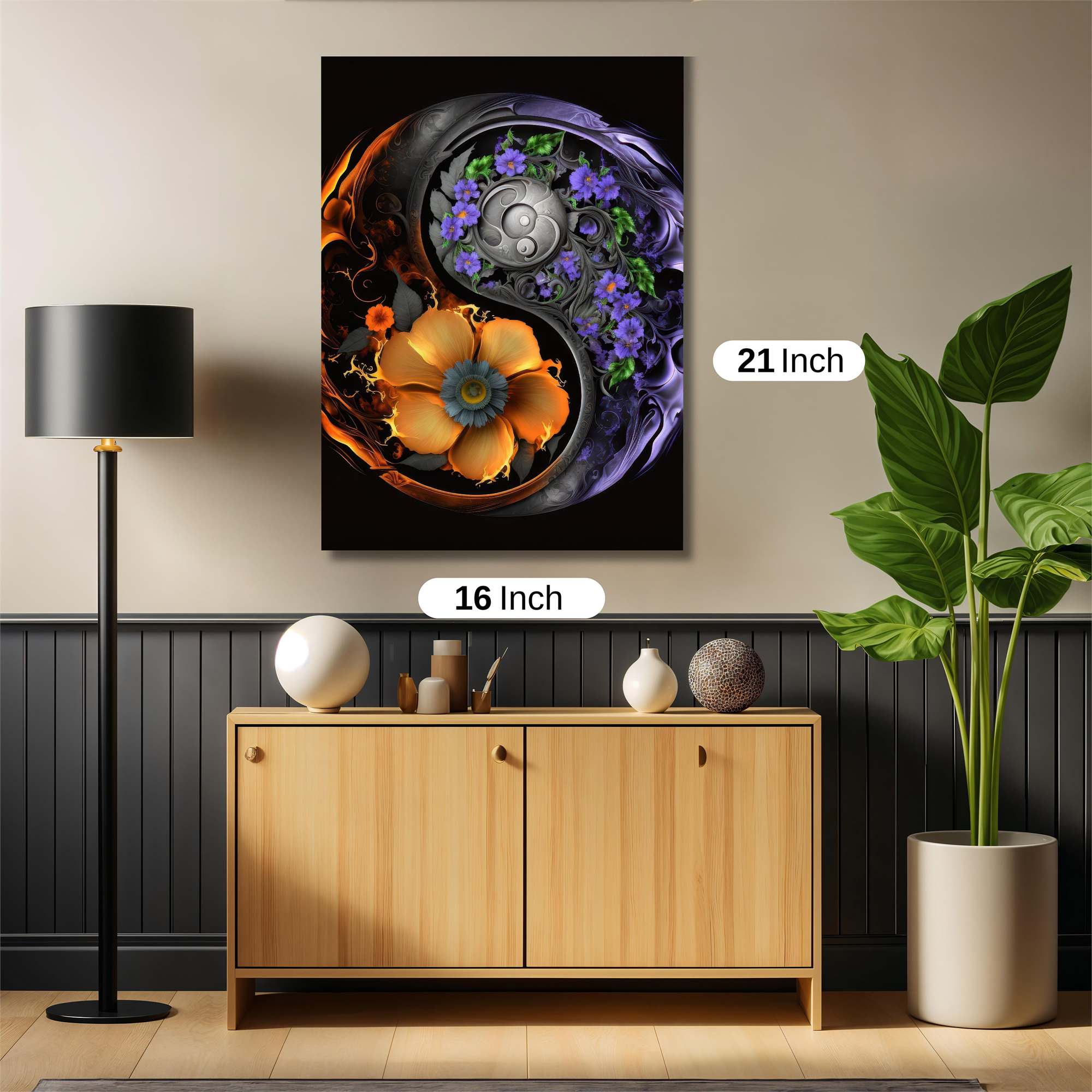 Yin-Yang Serenity Safe Wall Magnetic / M