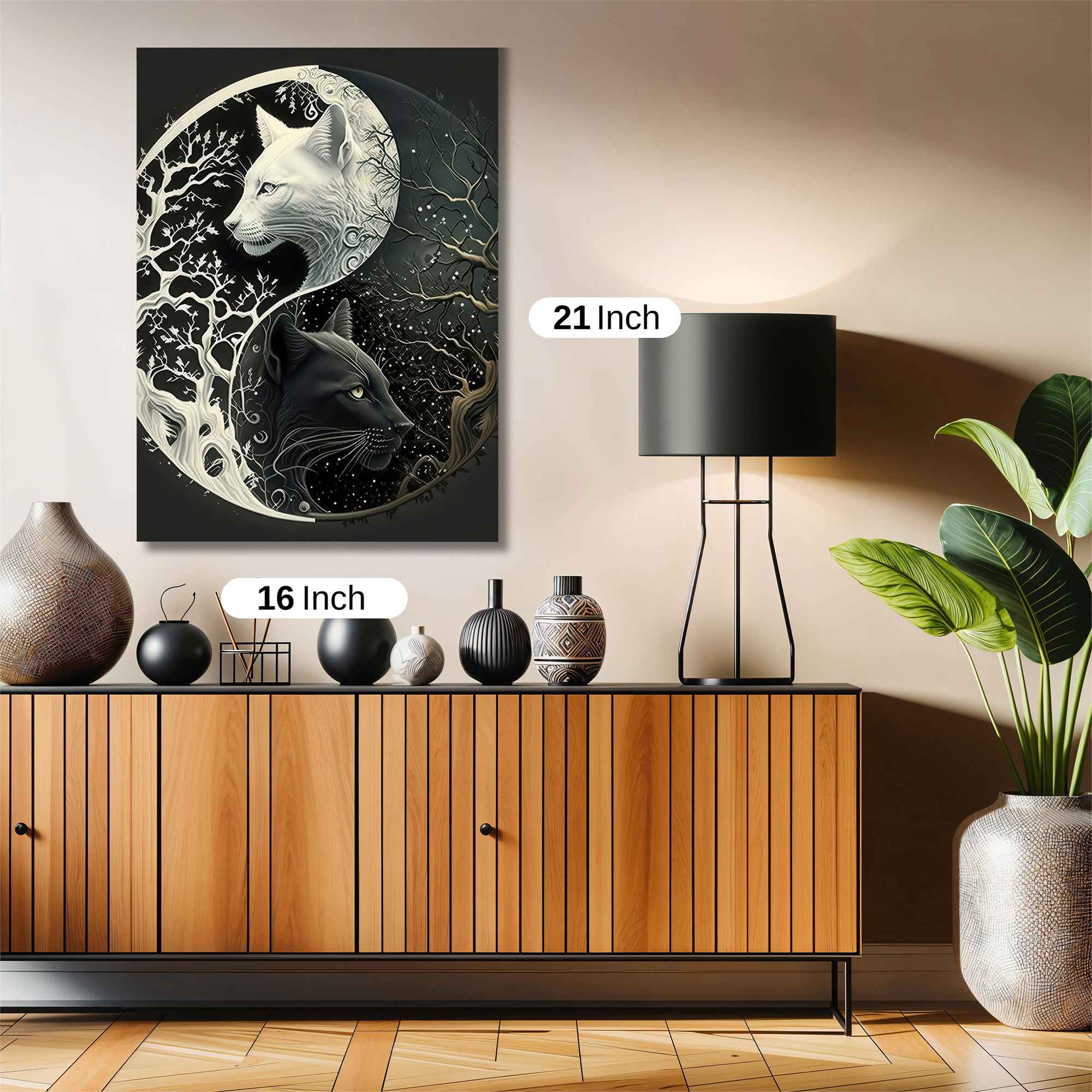 Feline Harmony Safe Wall Magnetic / M