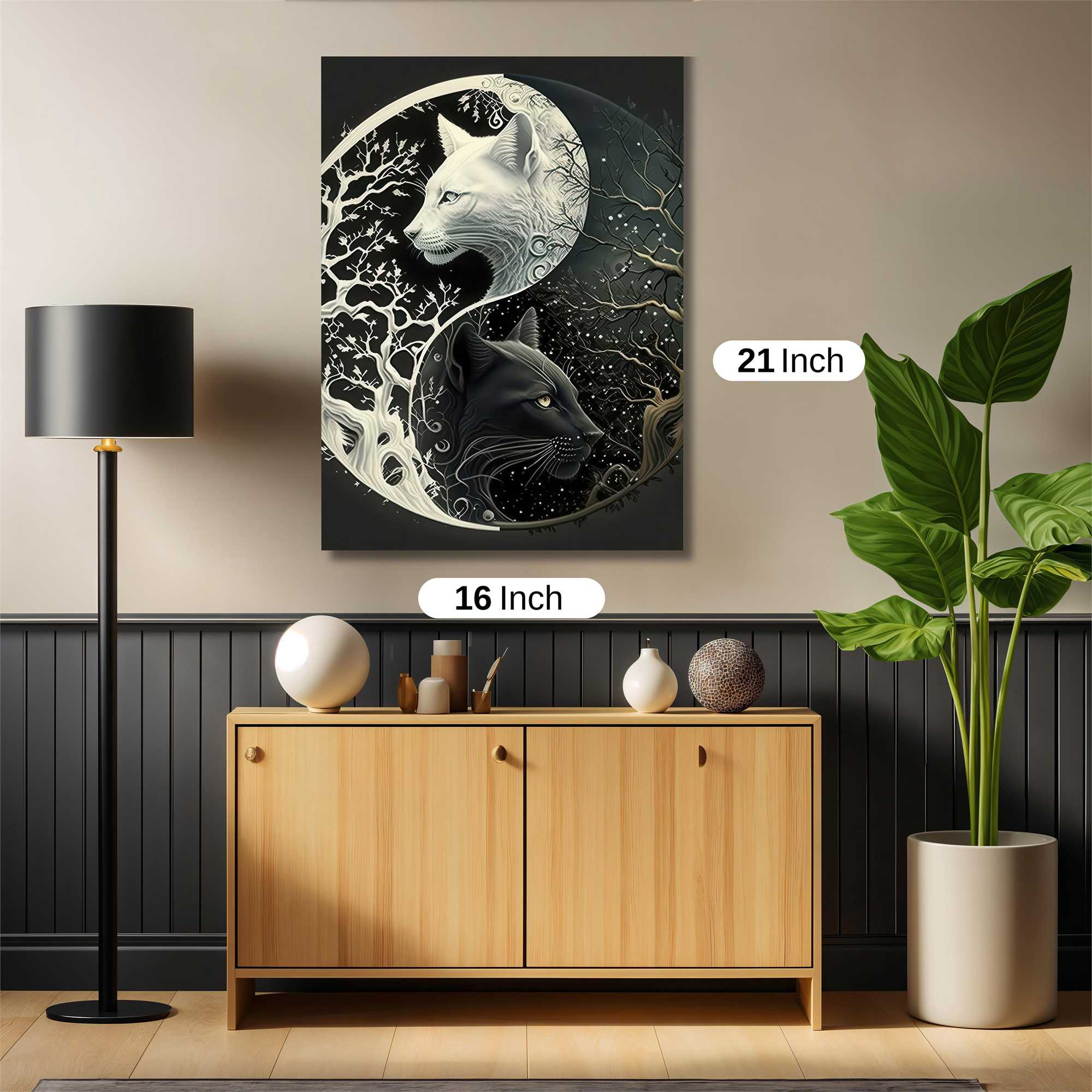 Feline Harmony Safe Wall Magnetic / M