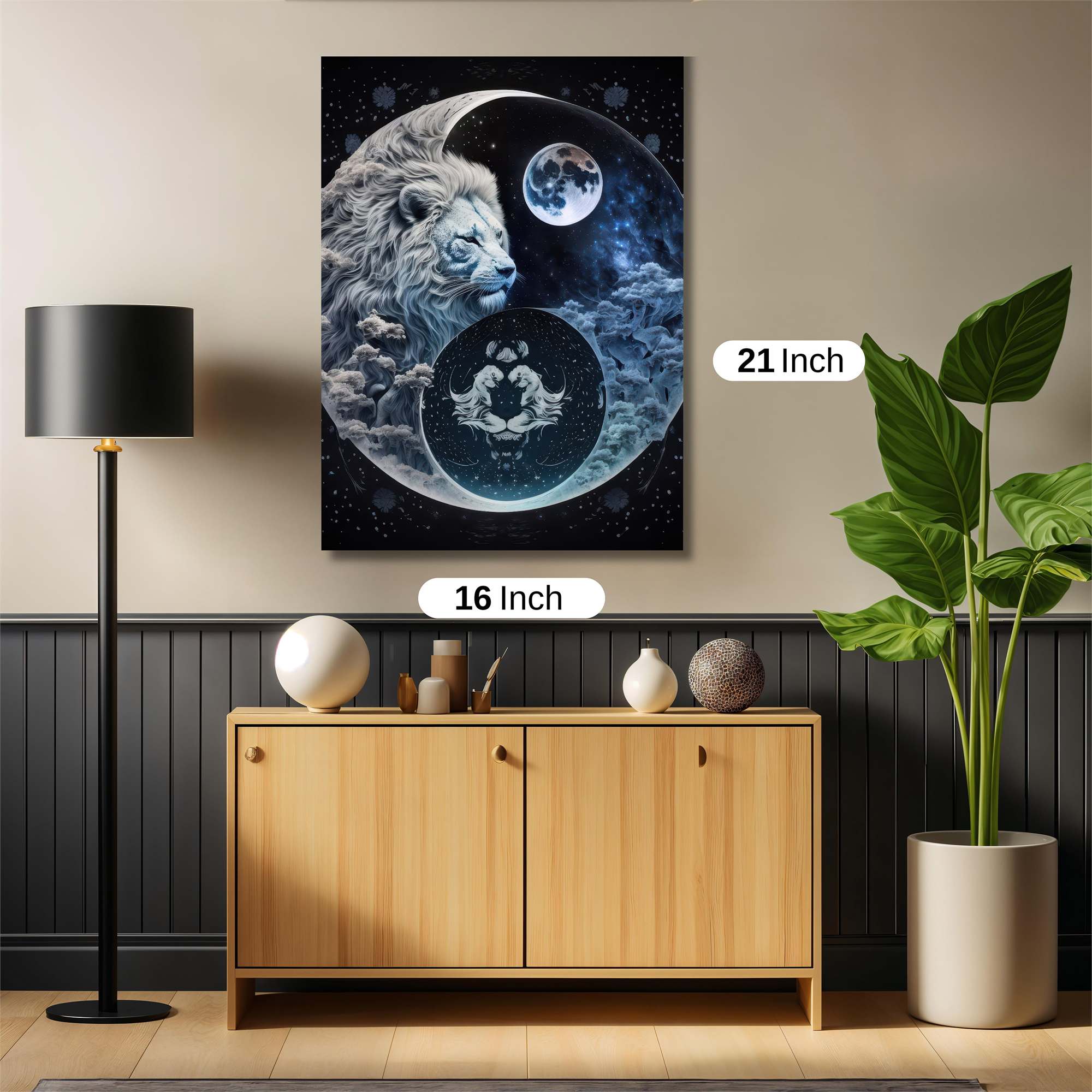 Lion Serenity Safe Wall Magnetic / M