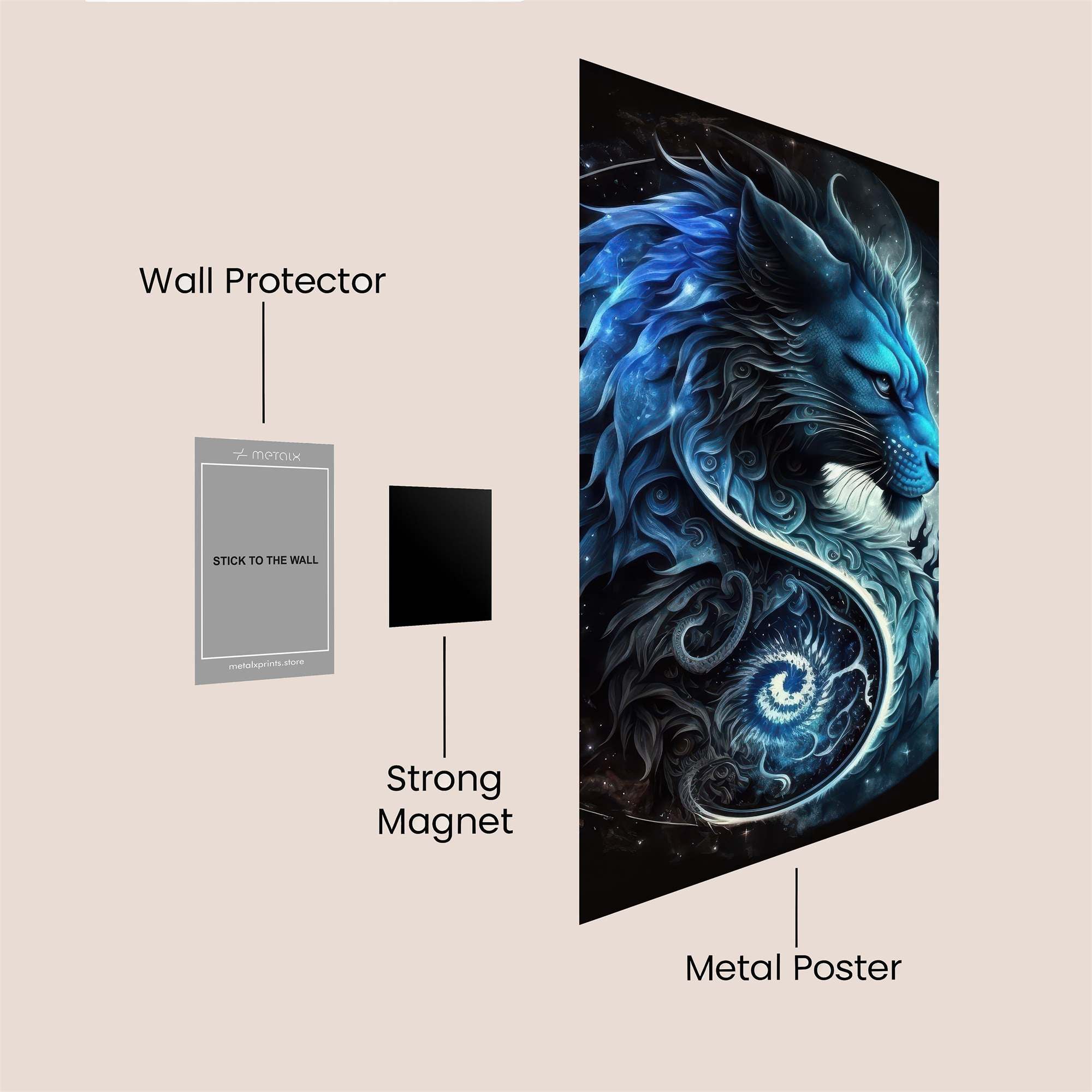 Celestial Beast Safe Wall Magnetic / M