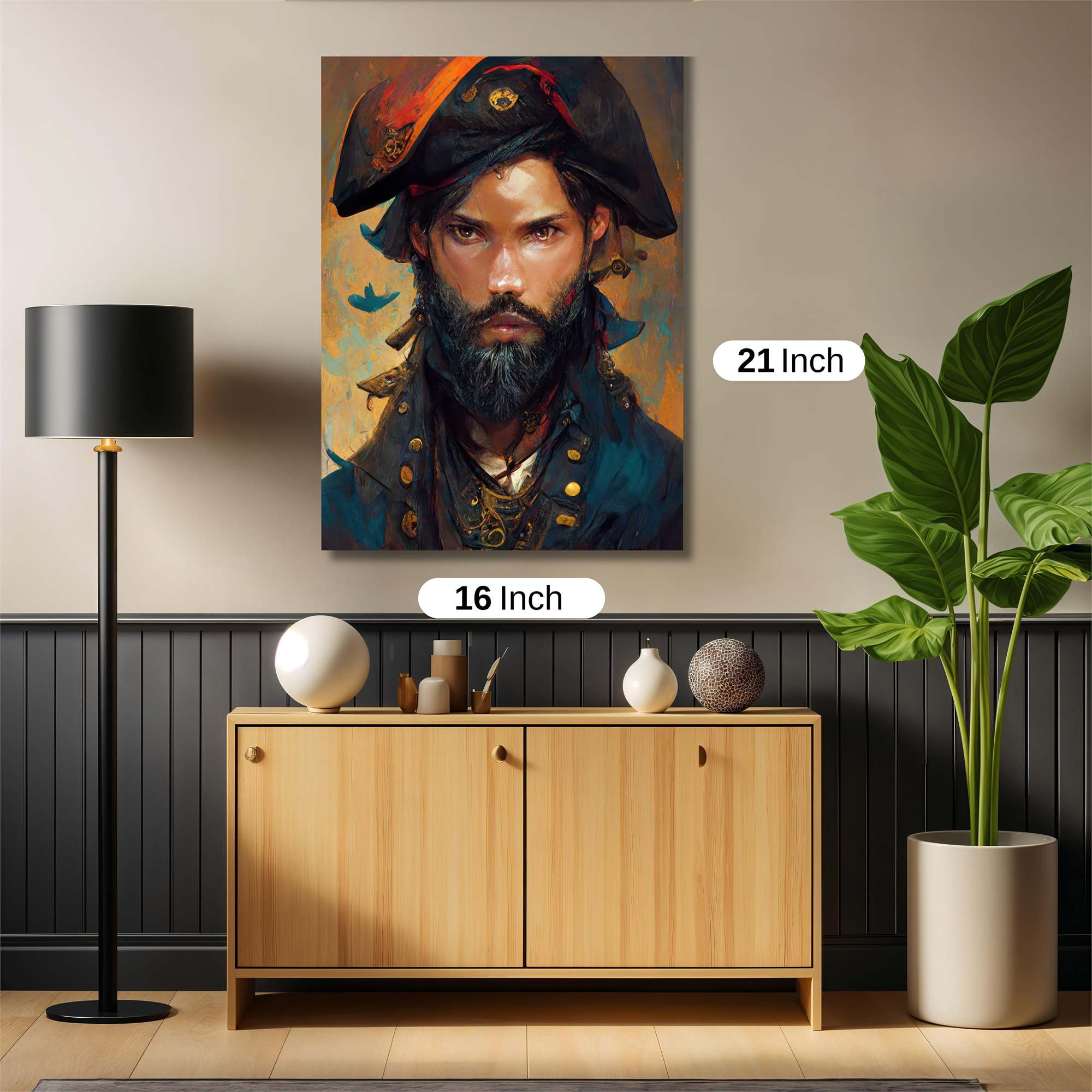 Pirate Valor Safe Wall Magnetic / M