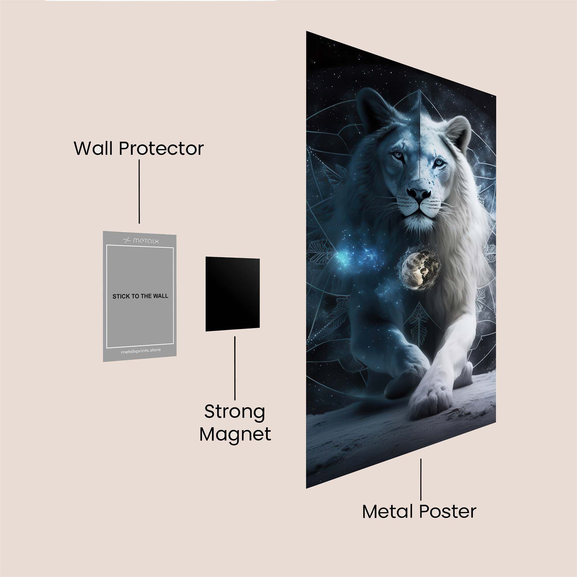 Cosmic Serenity Safe Wall Magnetic / M