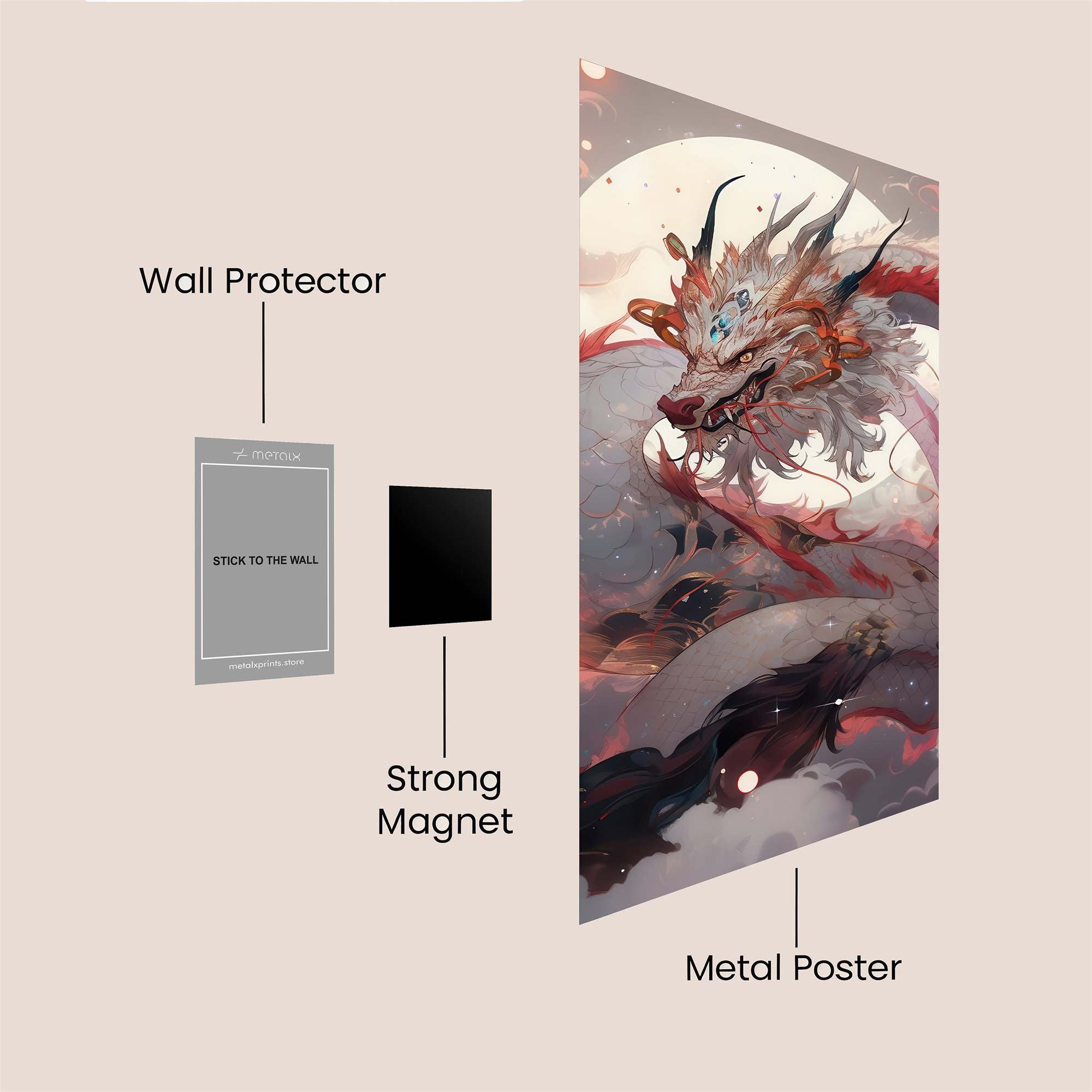 Moonlit Majesty Safe Wall Magnetic / M