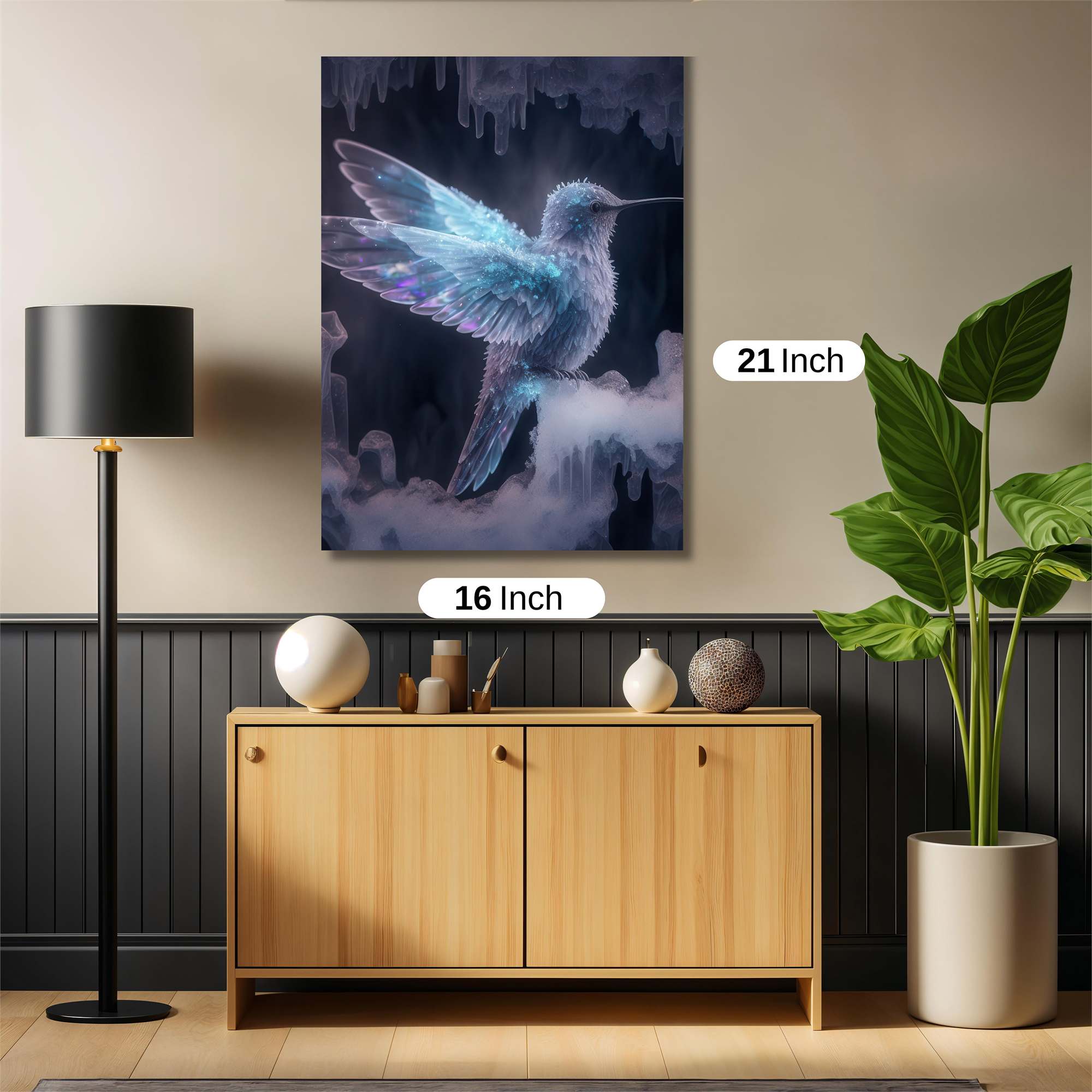 Frost Hummingbird Safe Wall Magnetic / M