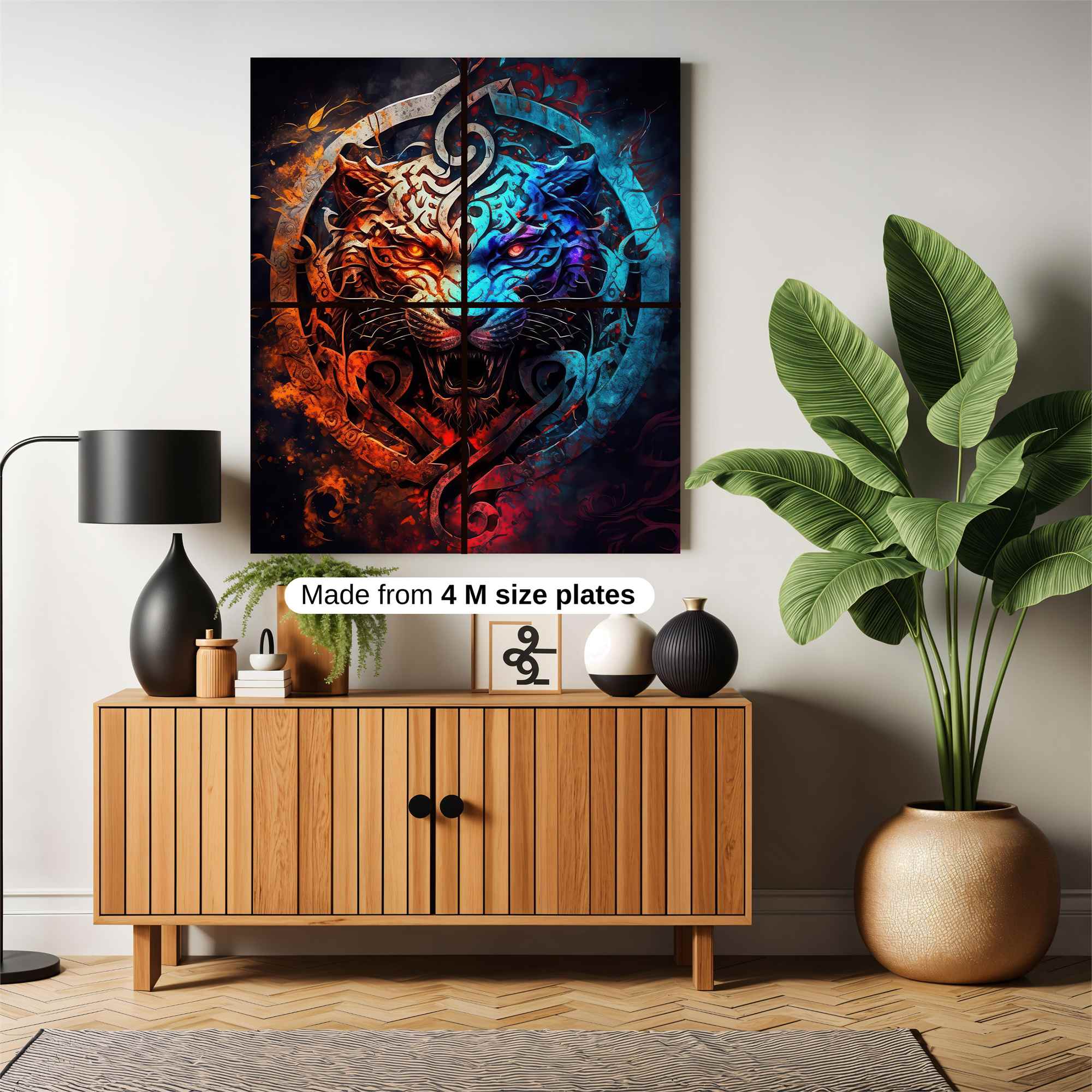 Tiger Fury Safe Wall Magnetic / M