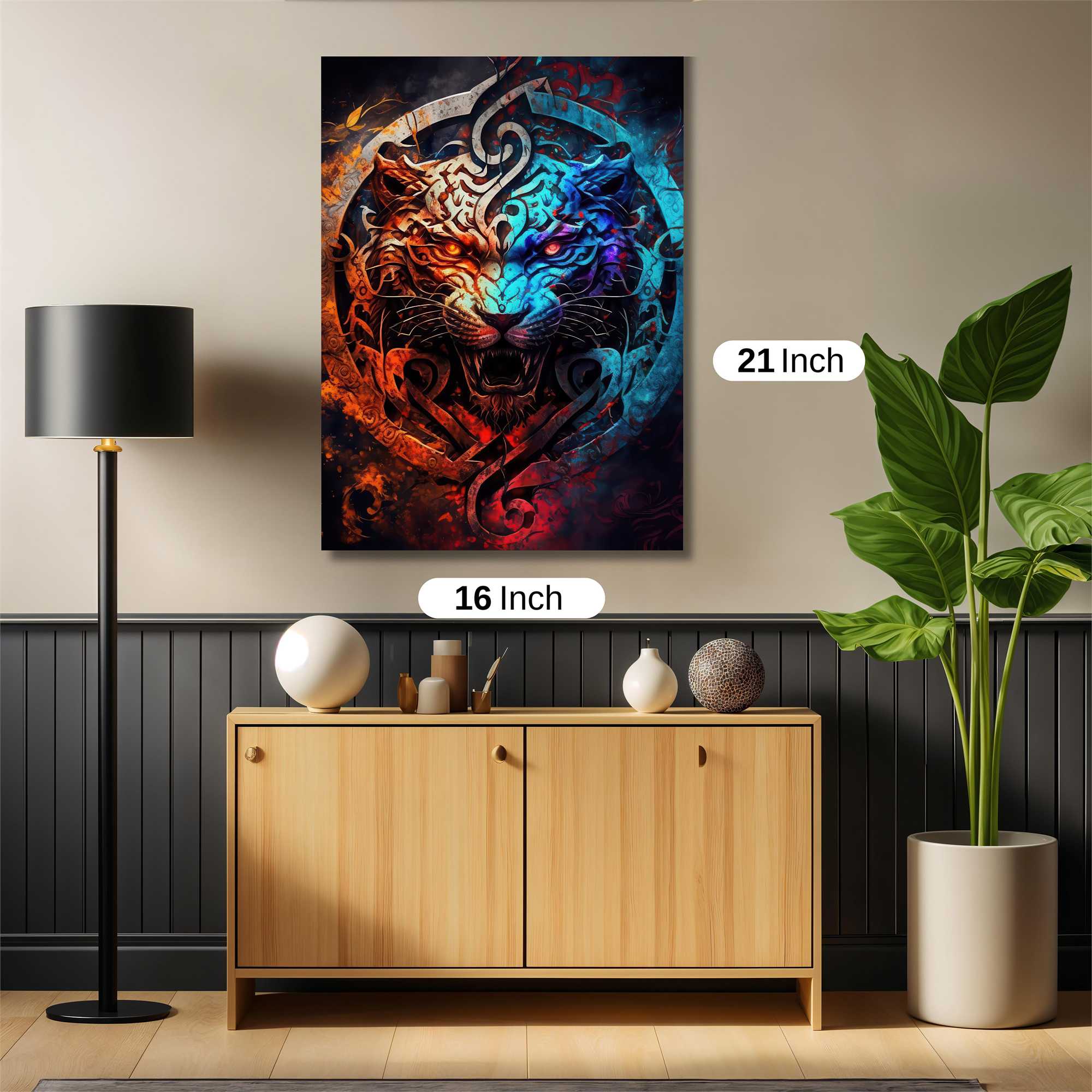 Tiger Fury Safe Wall Magnetic / M