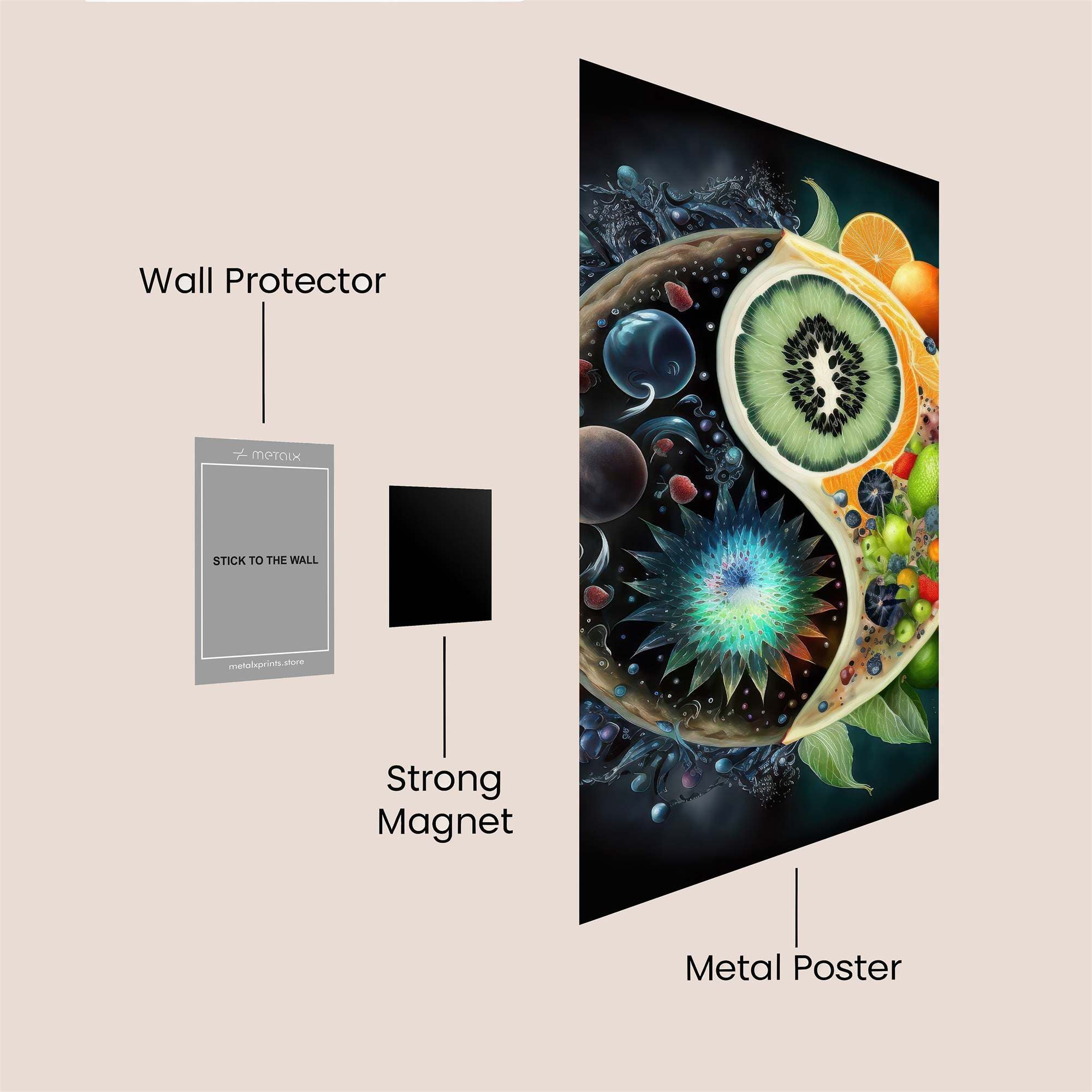 CosmicFruit Safe Wall Magnetic / M