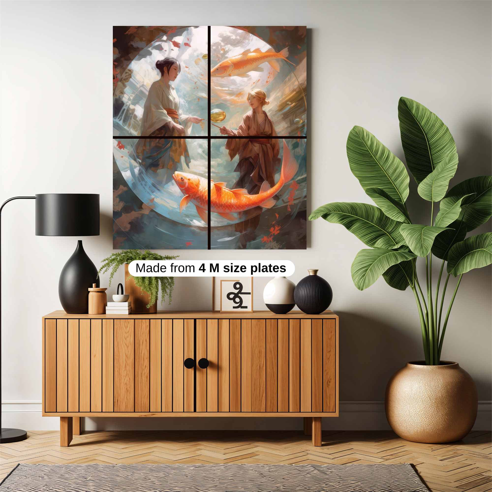 Koi Dreamscape Safe Wall Magnetic / M