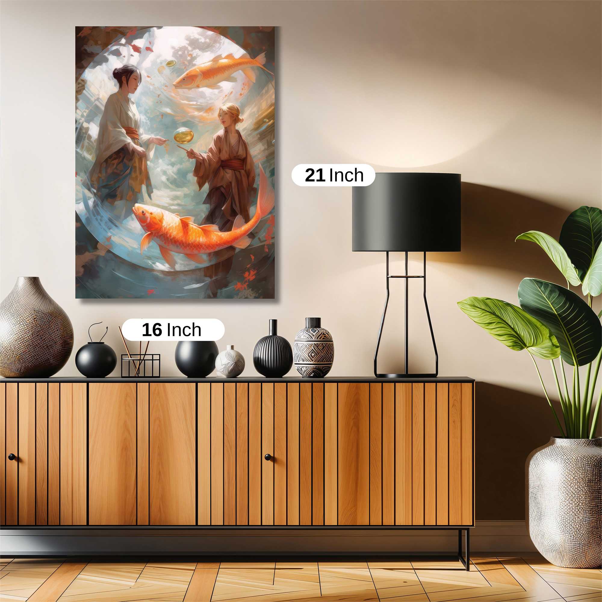 Koi Dreamscape Safe Wall Magnetic / M