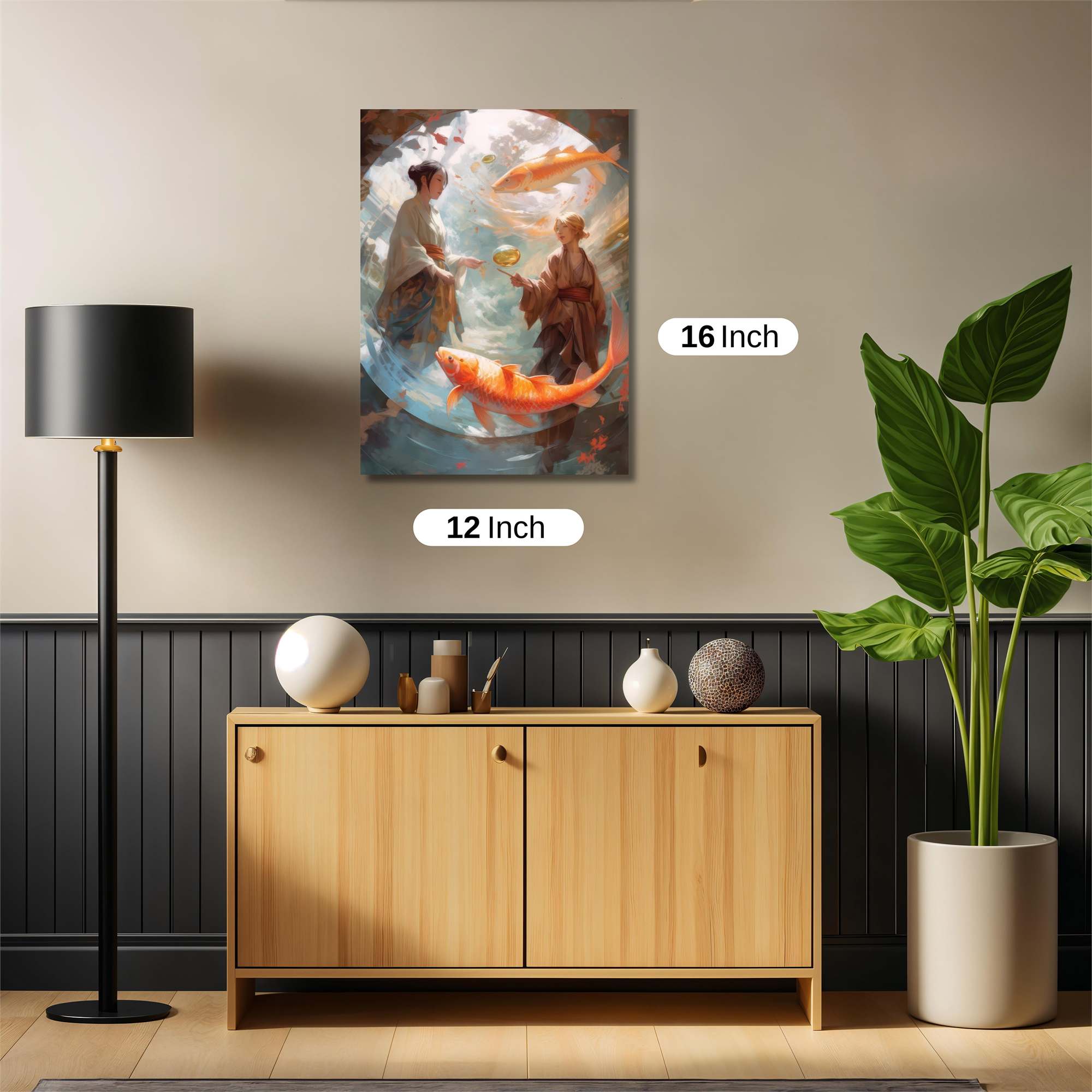 Koi Dreamscape Safe Wall Magnetic / M