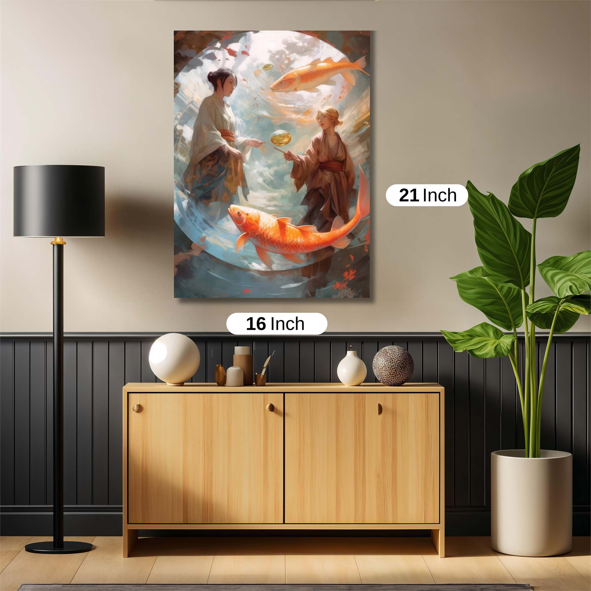Koi Dreamscape Safe Wall Magnetic / M