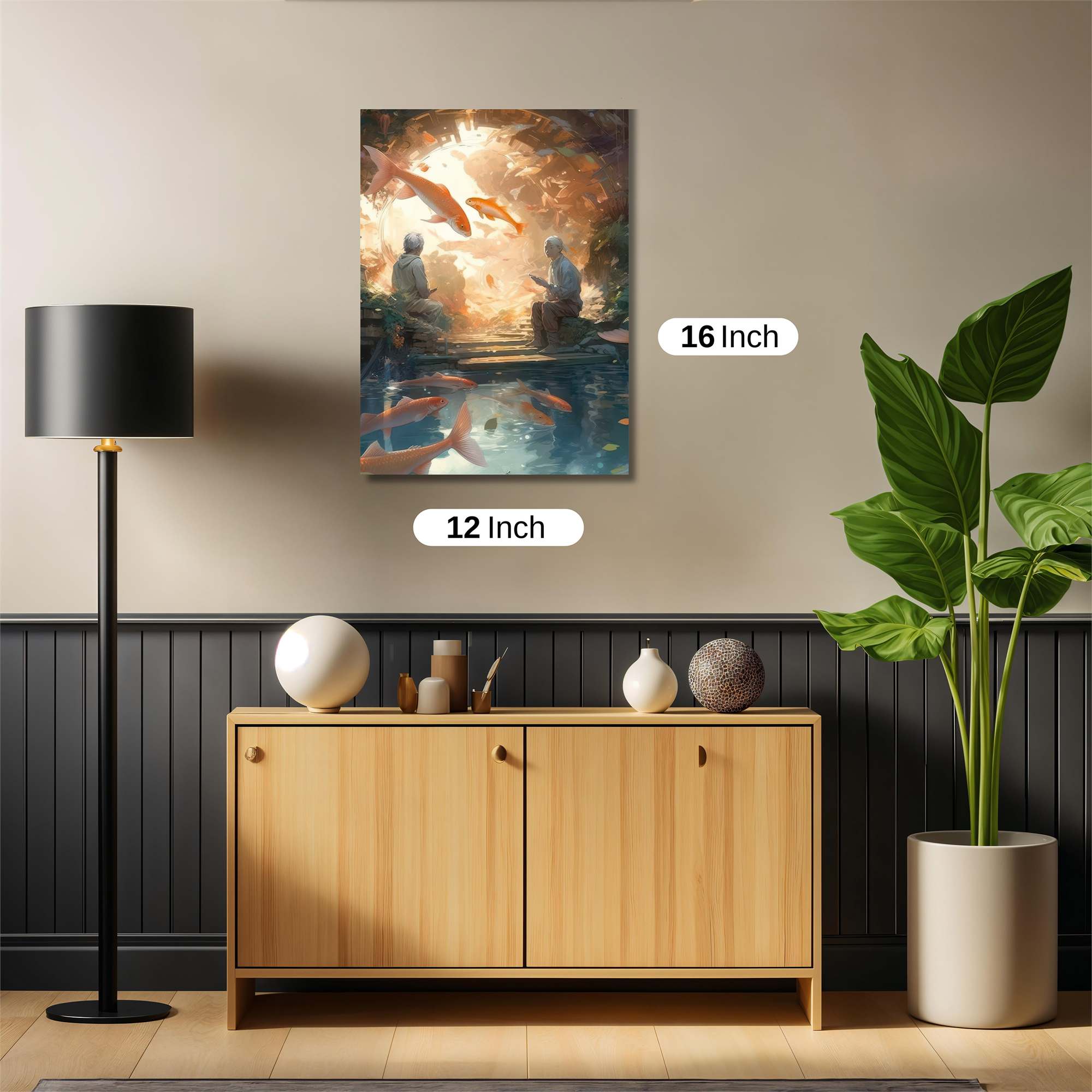 Koi Serenity Safe Wall Magnetic / M