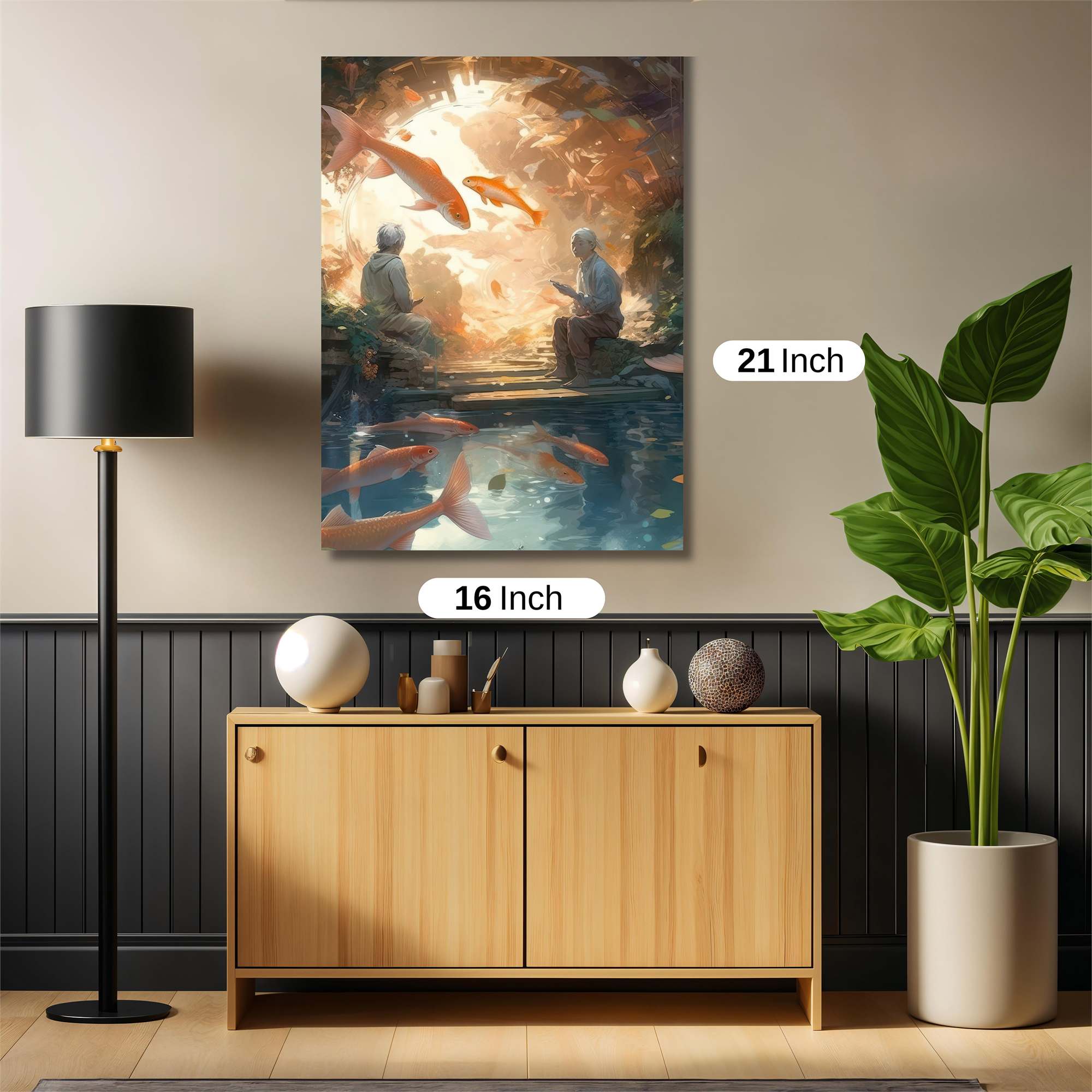 Koi Serenity Safe Wall Magnetic / M