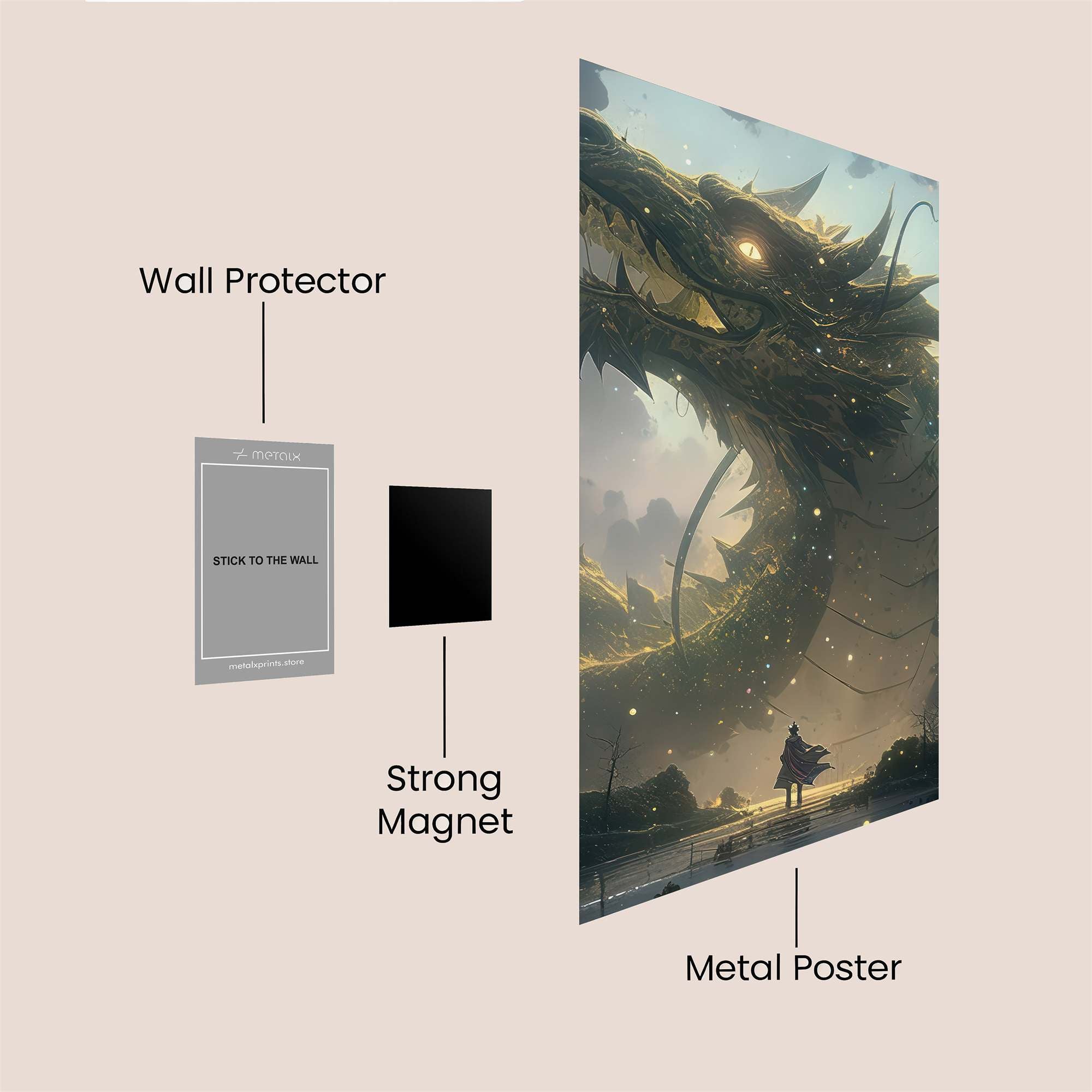 Dragon Enigma Safe Wall Magnetic / M