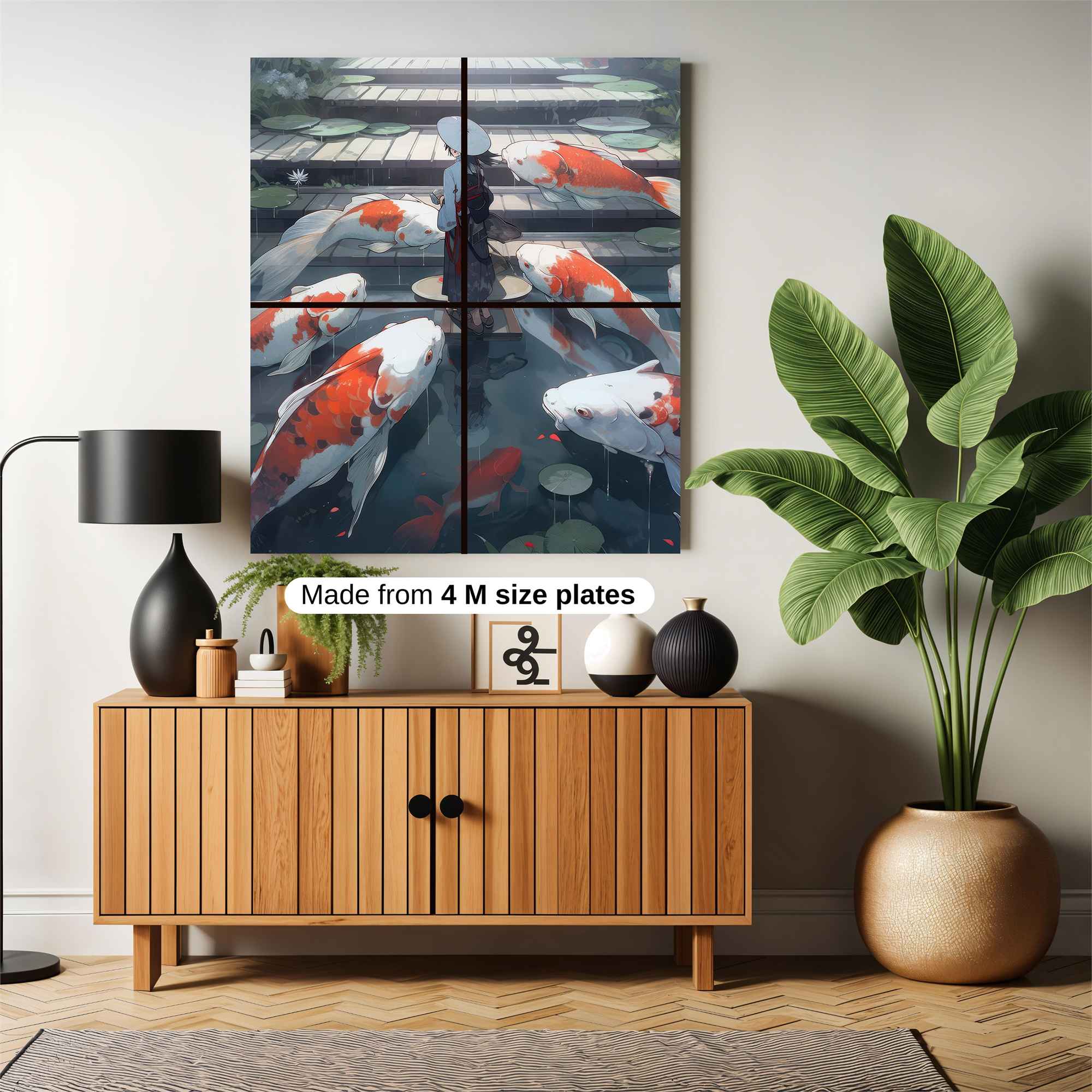 Koi Serenity Safe Wall Magnetic / M