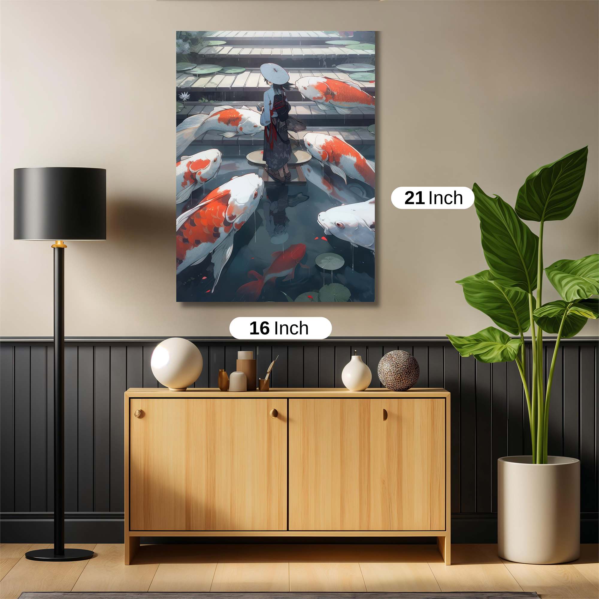 Koi Serenity Safe Wall Magnetic / M