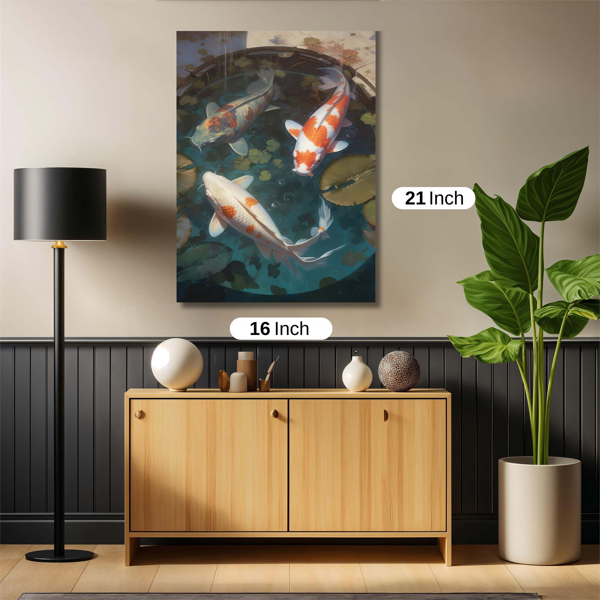 Koi Serenity Safe Wall Magnetic / M