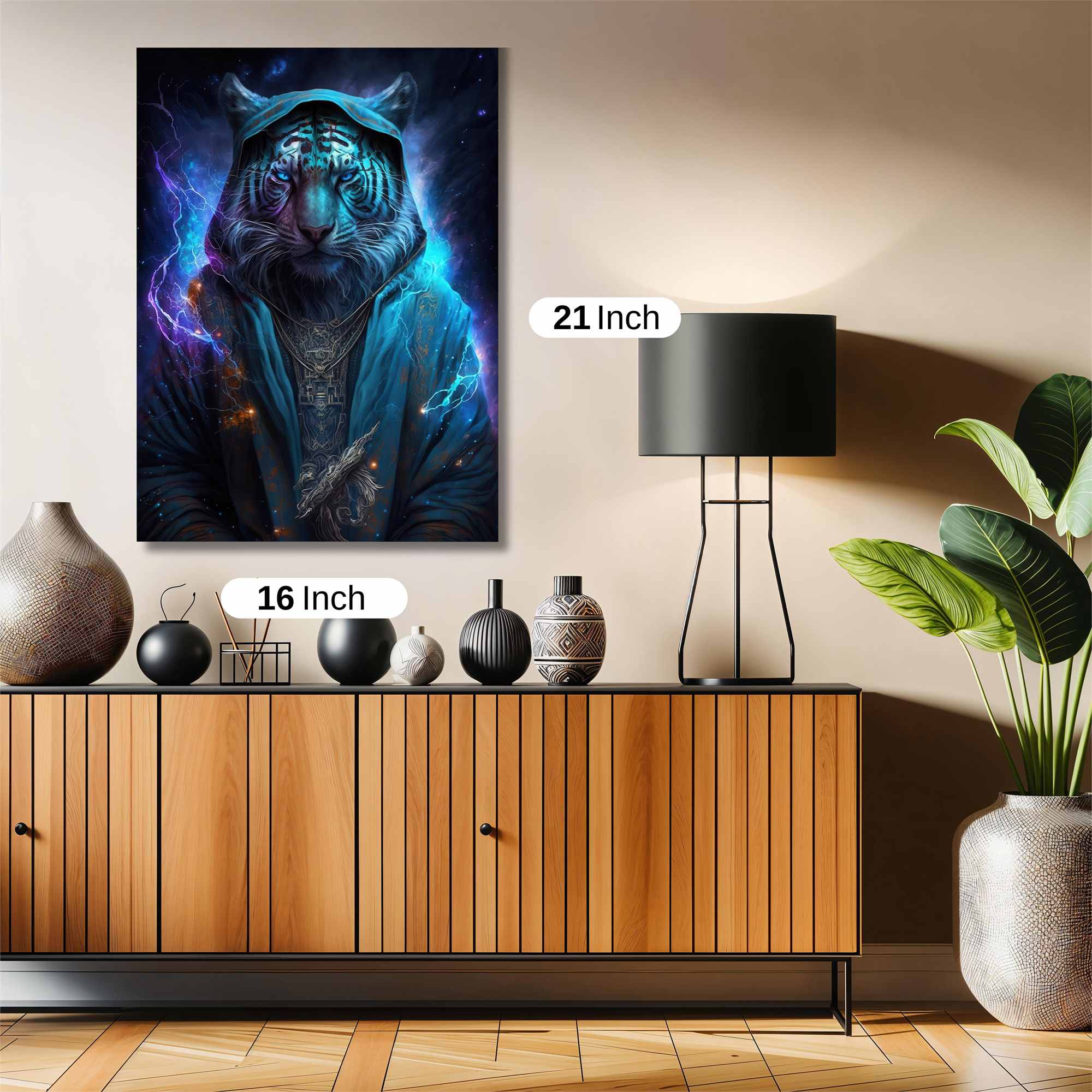 Tiger Mystic Safe Wall Magnetic / M