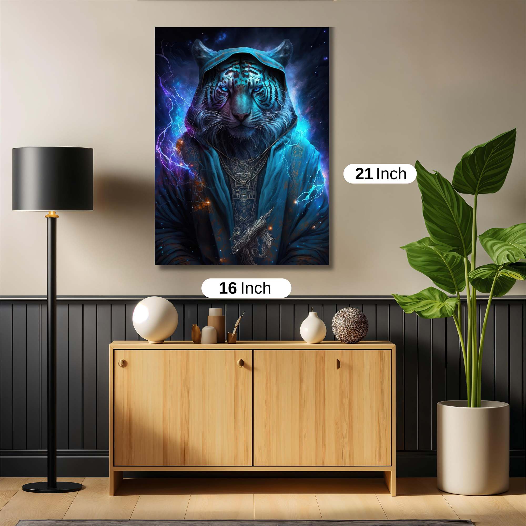 Tiger Mystic Safe Wall Magnetic / M