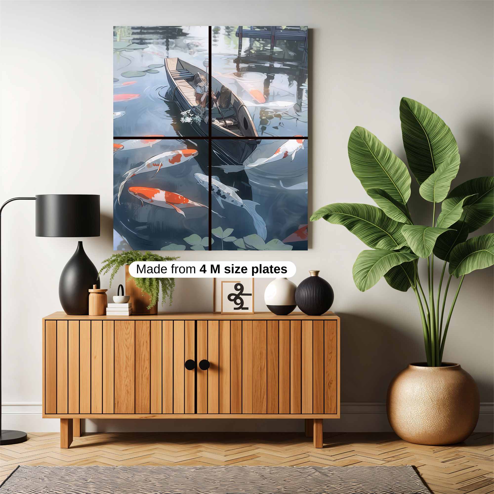 Koi Tranquility Safe Wall Magnetic / M