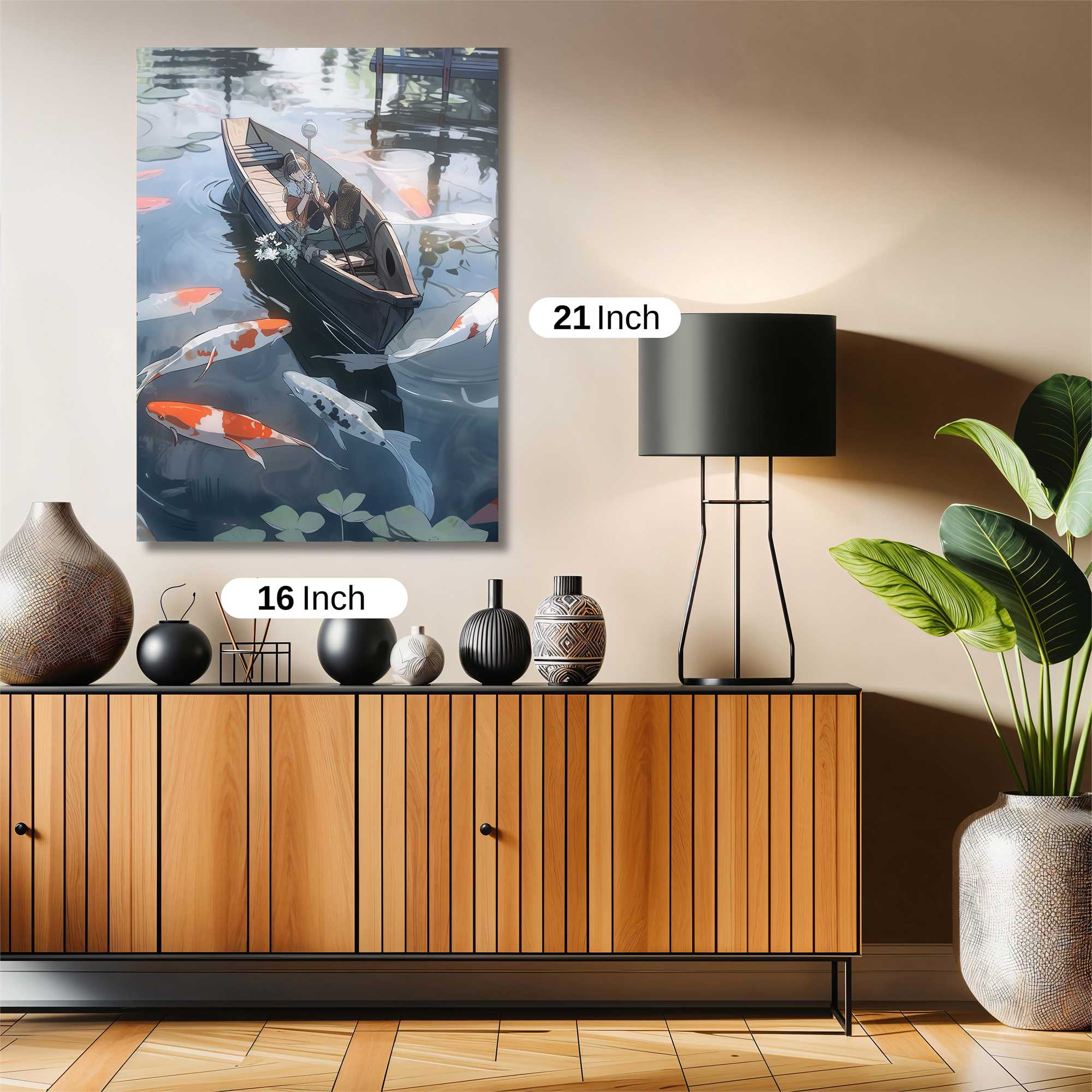 Koi Tranquility Safe Wall Magnetic / M