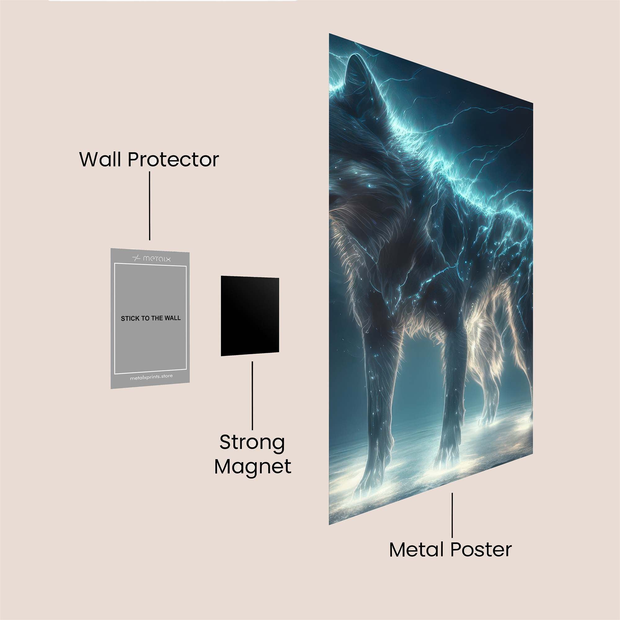 ThunderWolf Safe Wall Magnetic / M