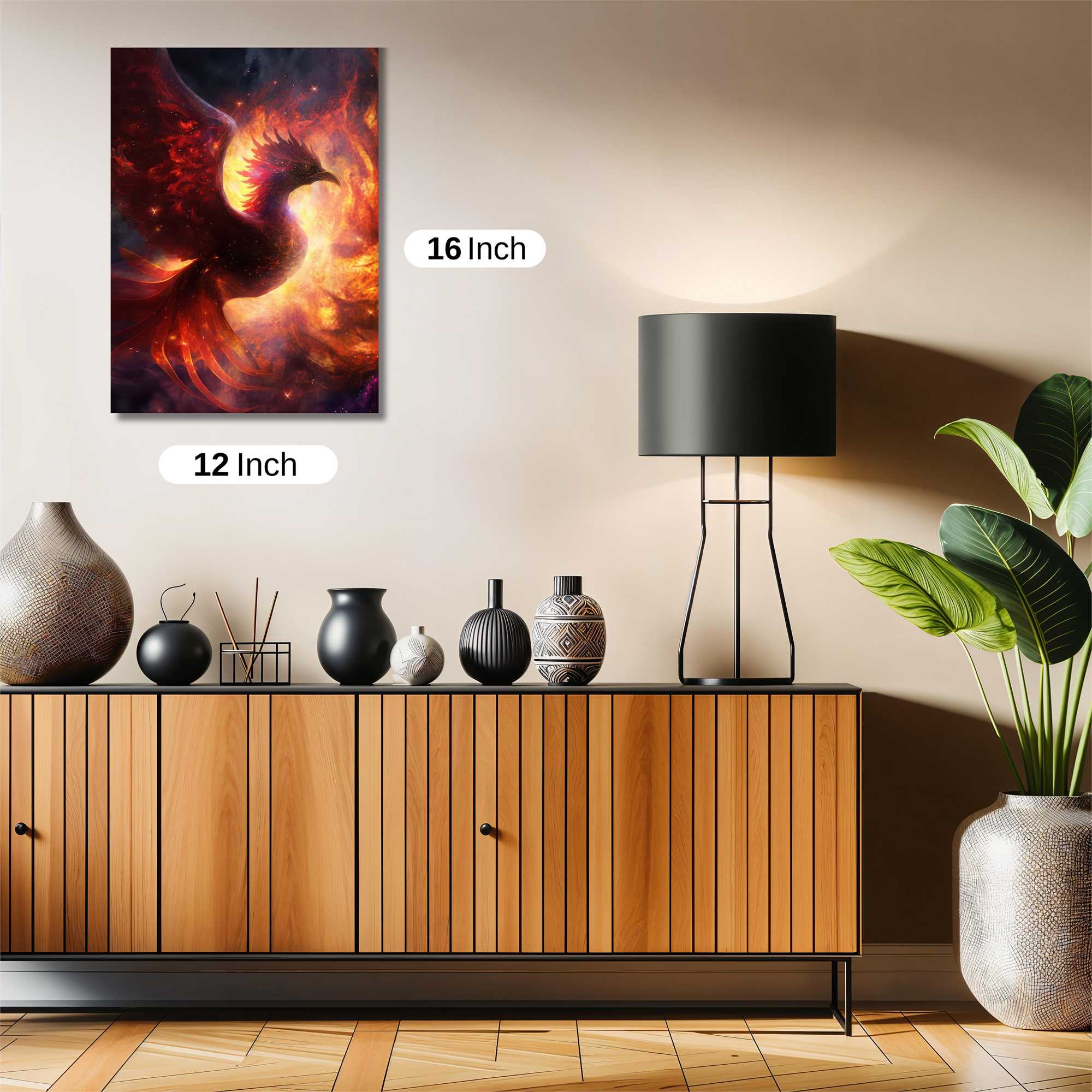 Phoenix Blaze Safe Wall Magnetic / M