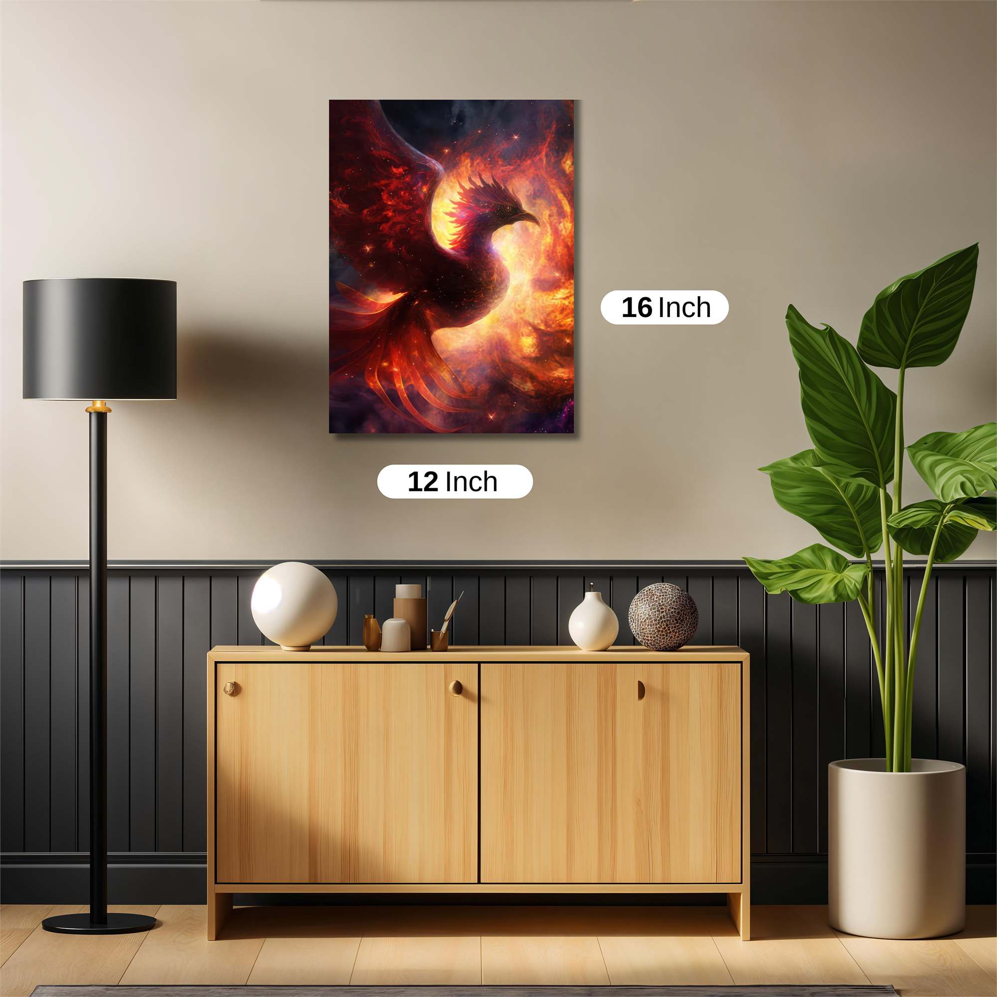 Phoenix Blaze Safe Wall Magnetic / M