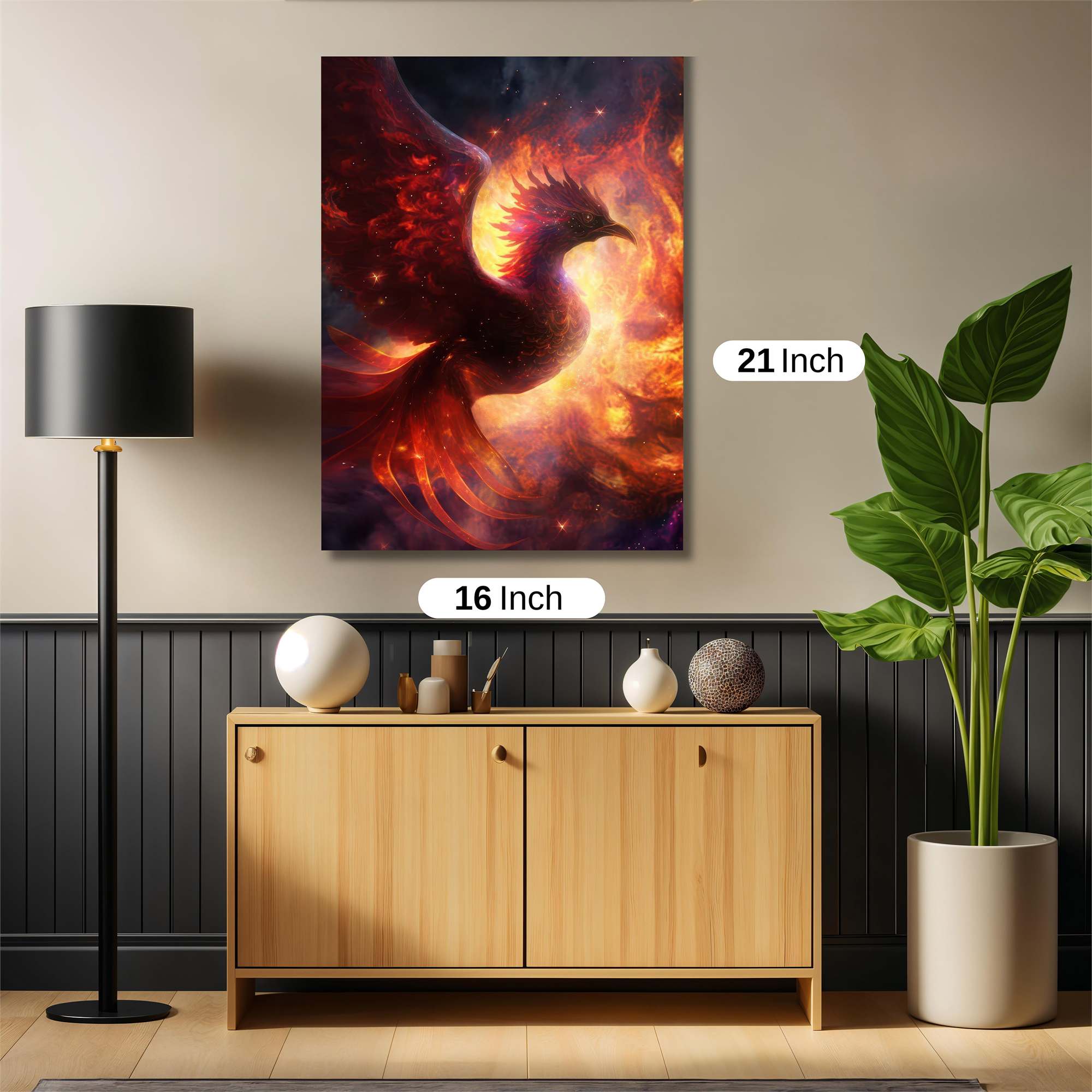 Phoenix Blaze Safe Wall Magnetic / M