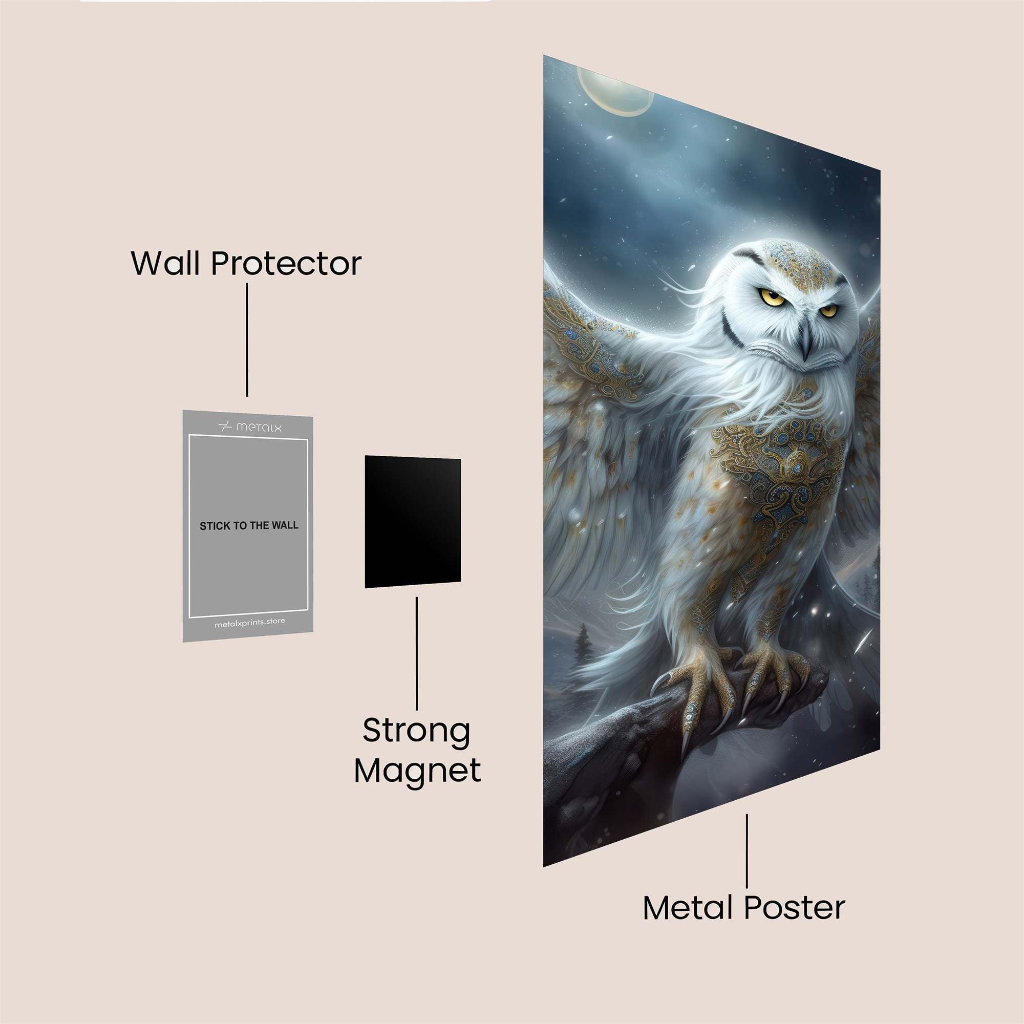 Snowy Majesty Safe Wall Magnetic / M