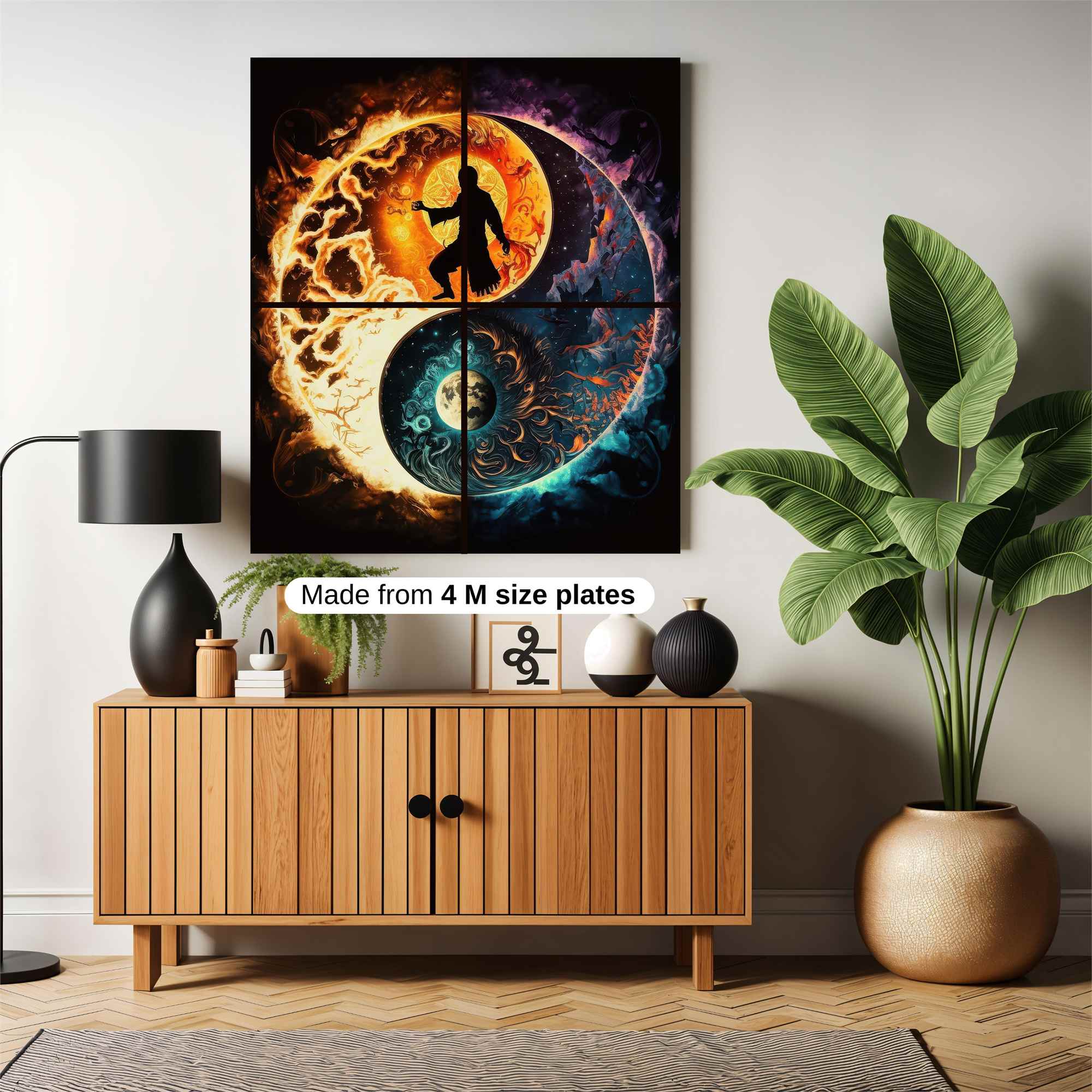 YinYang Warrior Safe Wall Magnetic / M
