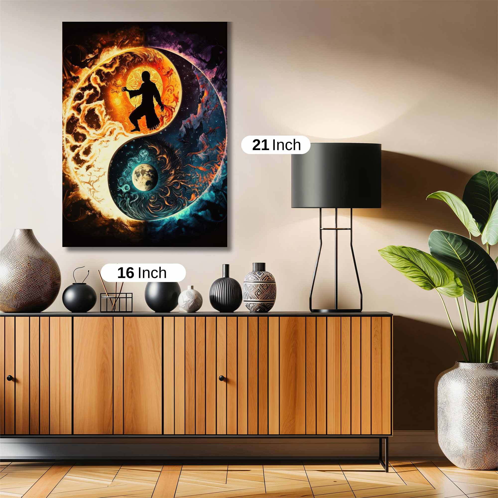 YinYang Warrior Safe Wall Magnetic / M