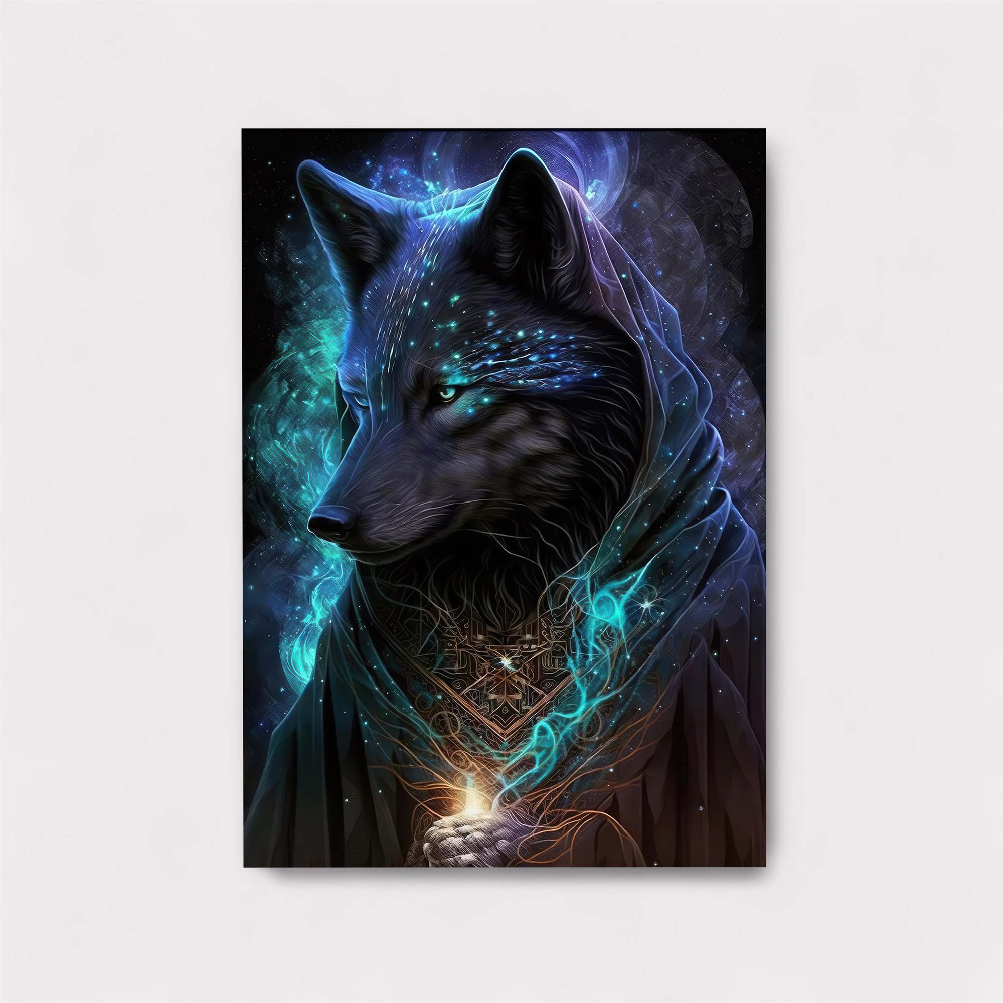 Mystic Wolf Safe Wall Magnetic / M