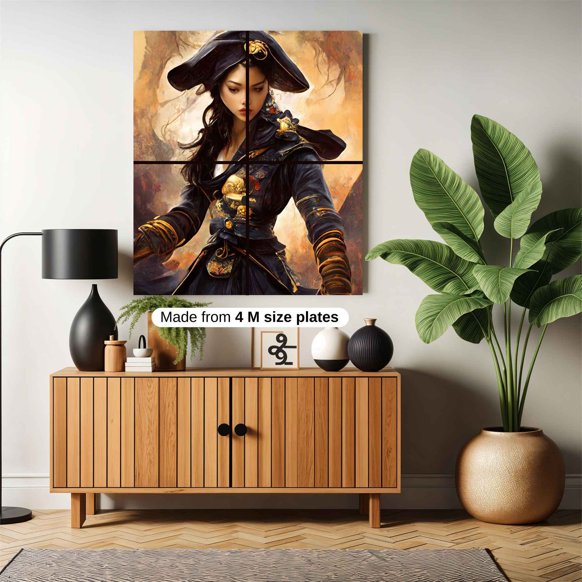 Pirate Enigma Safe Wall Magnetic / M