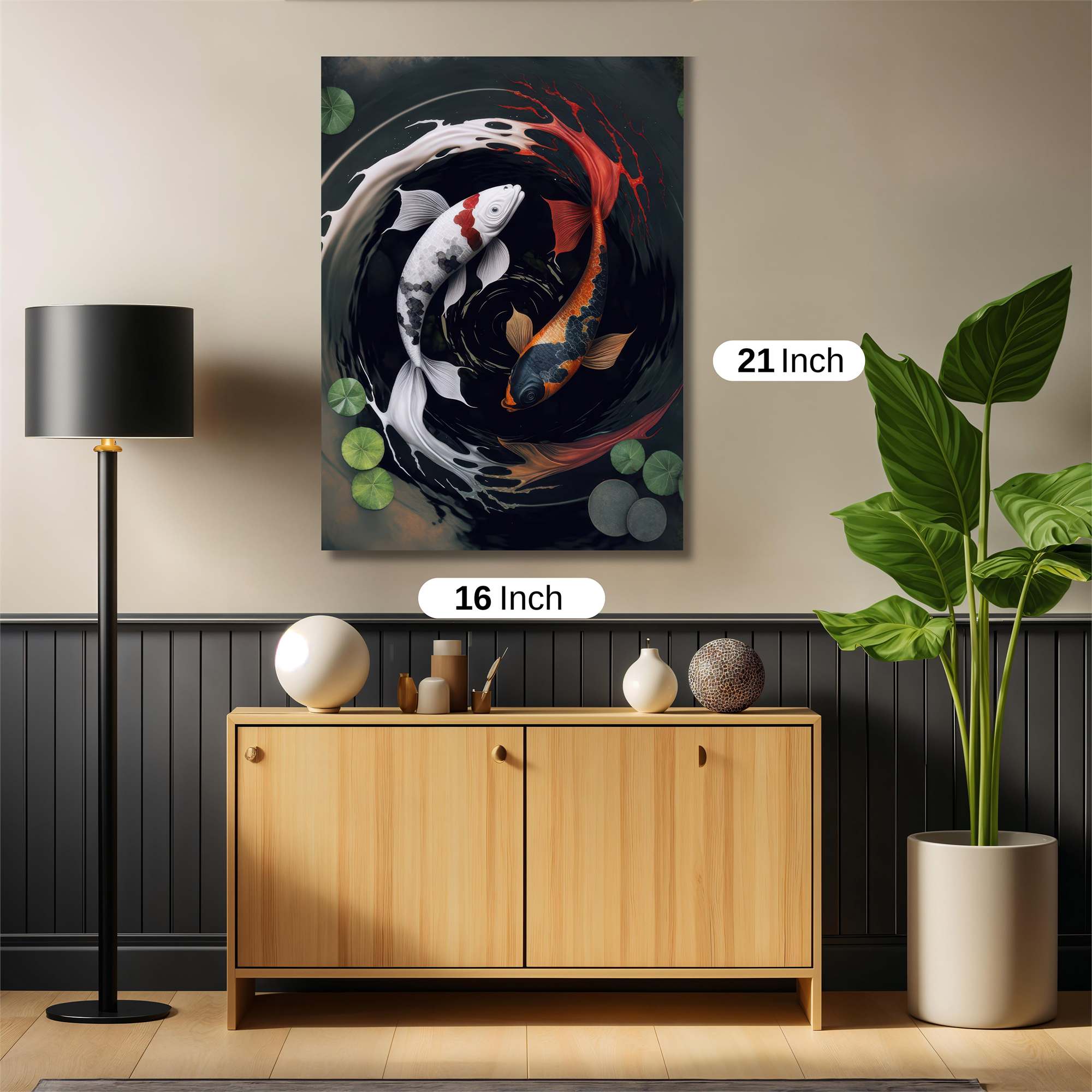 Koi Harmony Safe Wall Magnetic / M