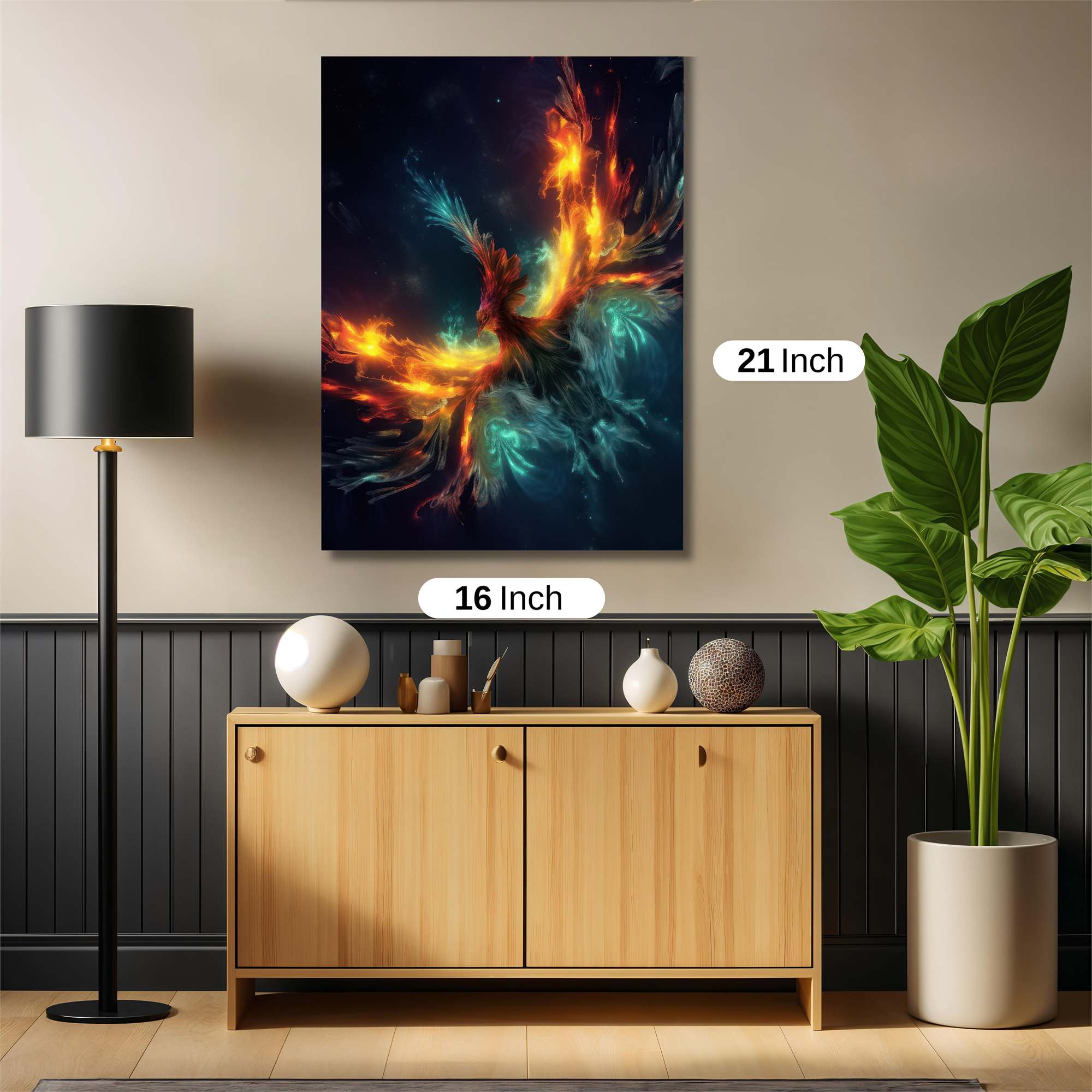 Phoenix Rebirth Safe Wall Magnetic / M