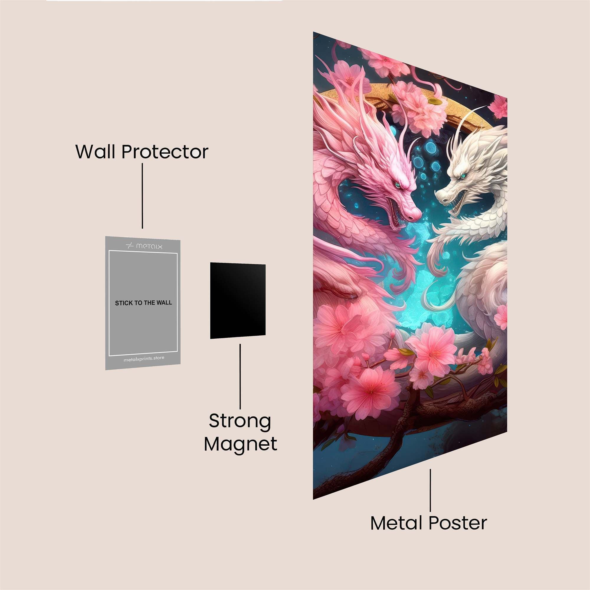 Dragons Serenity Safe Wall Magnetic / M