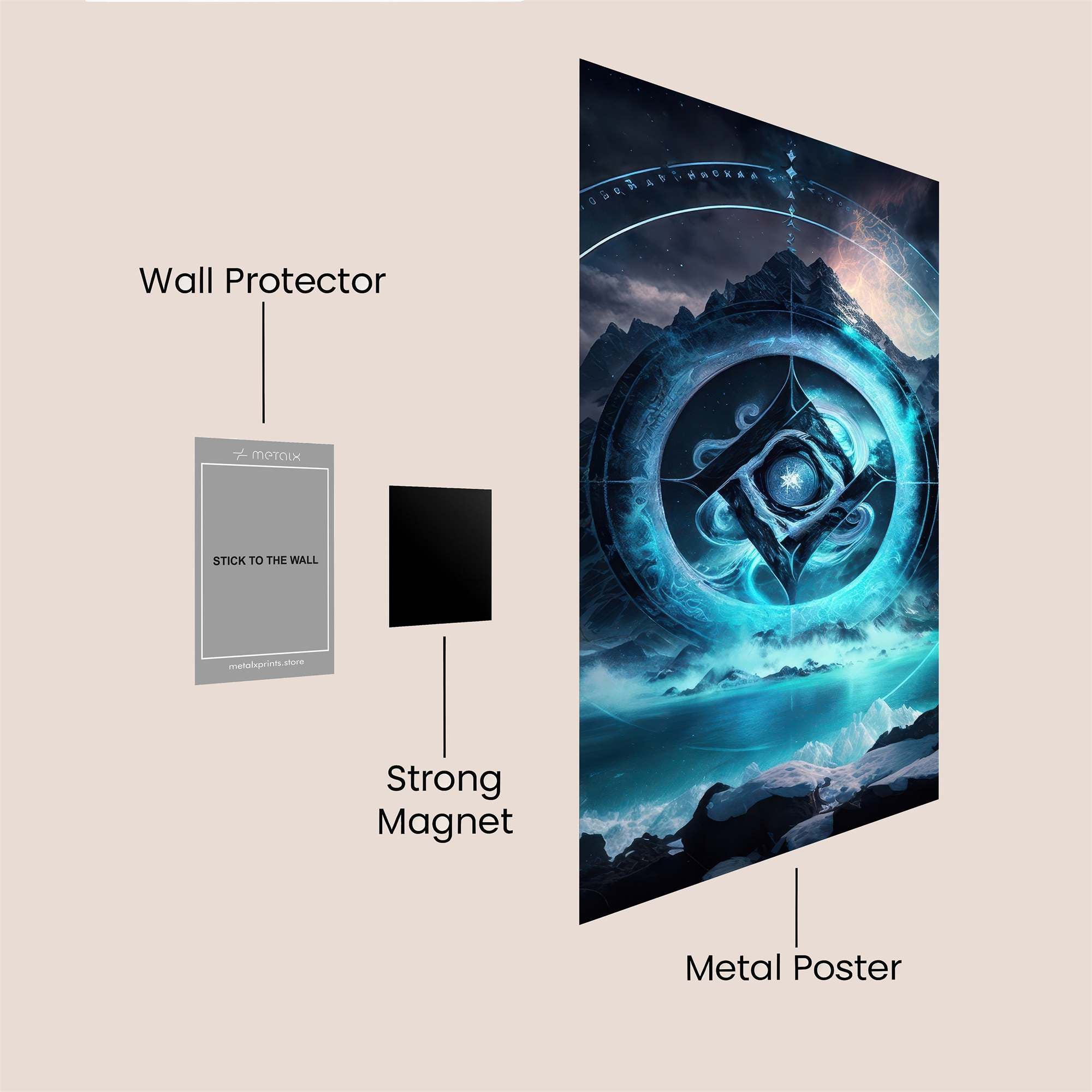 Mystic Serenity Safe Wall Magnetic / M