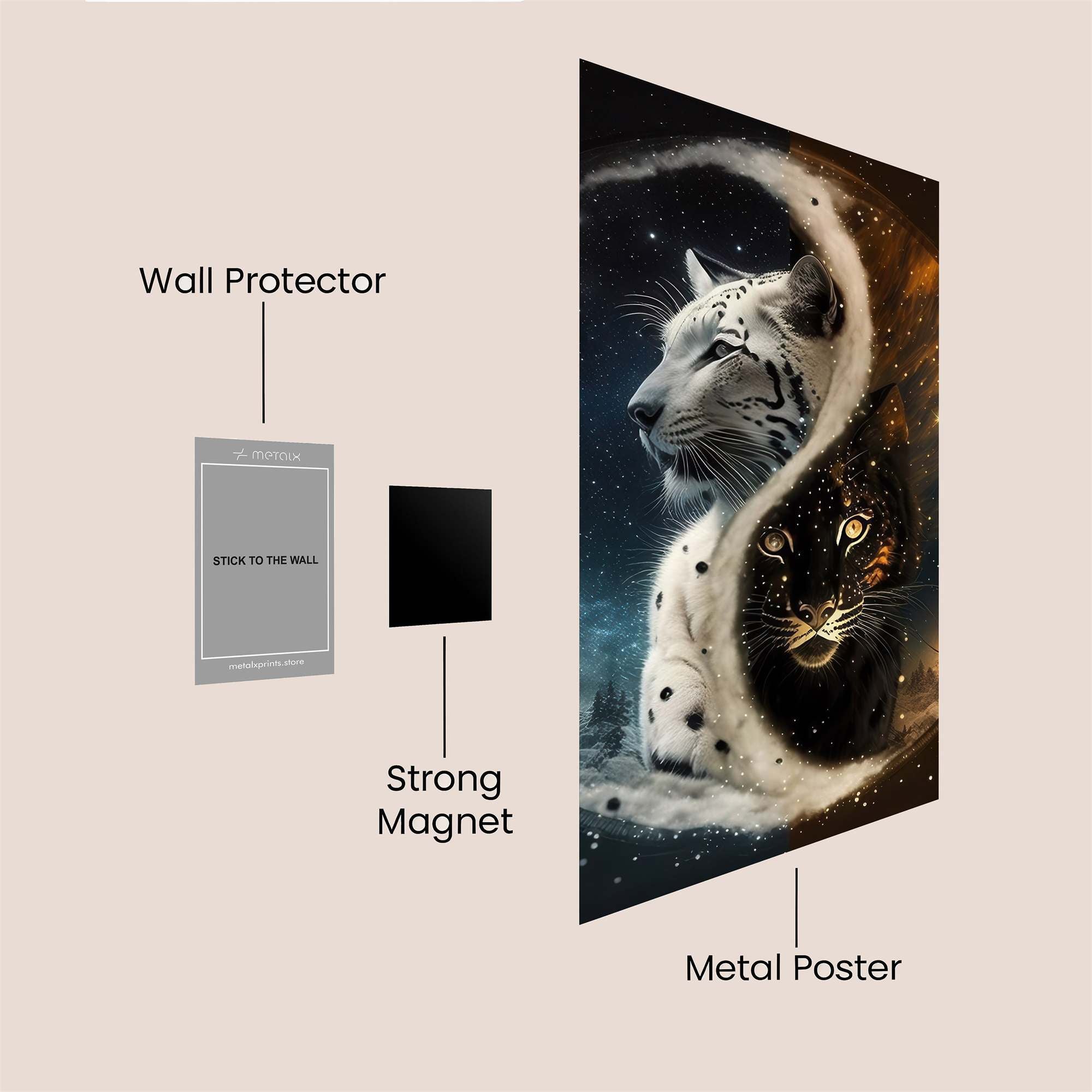 Leopard Duality Safe Wall Magnetic / M
