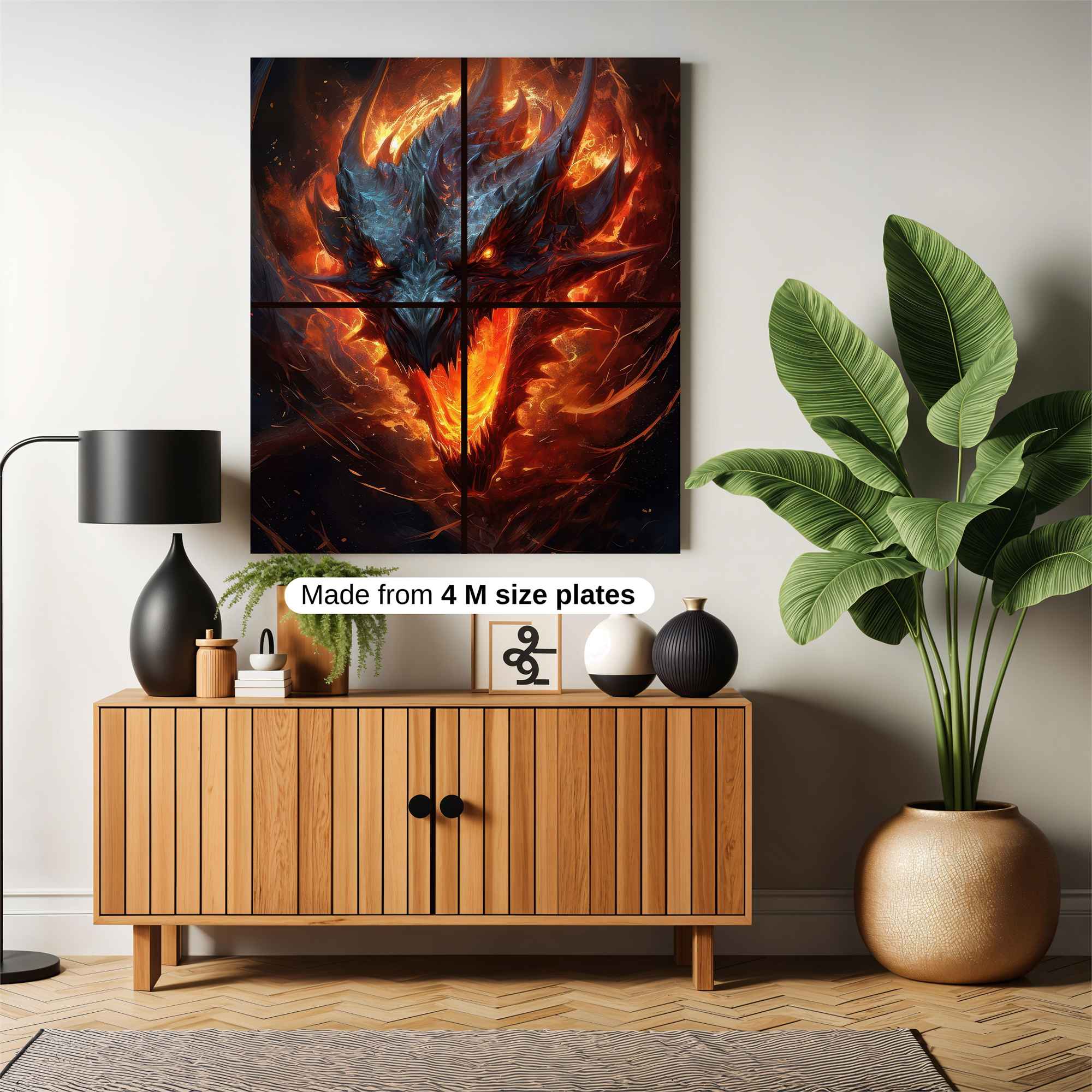 Dragon Inferno Safe Wall Magnetic / M