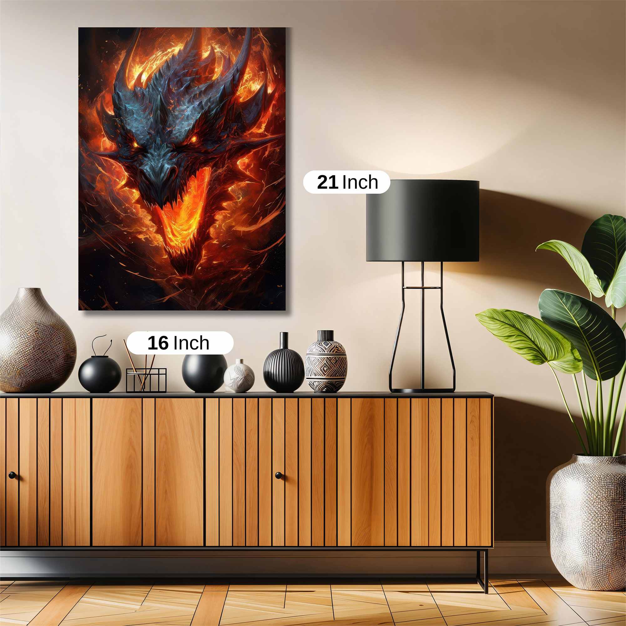 Dragon Inferno Safe Wall Magnetic / M