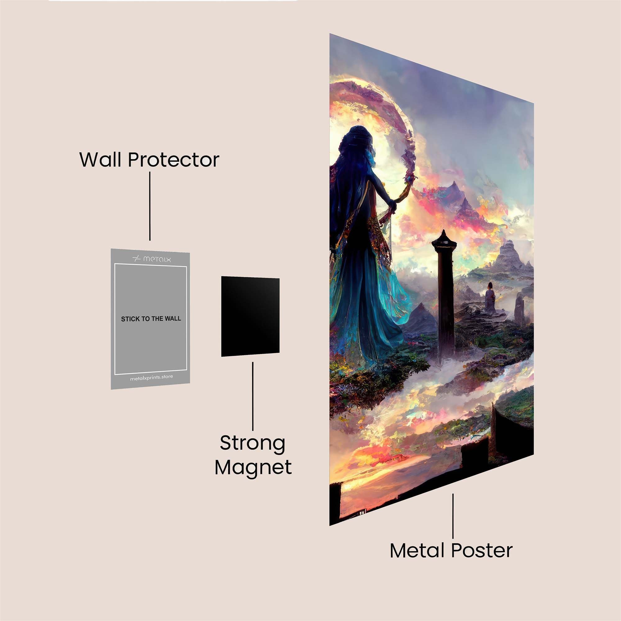 Goddess Serenity Safe Wall Magnetic / M