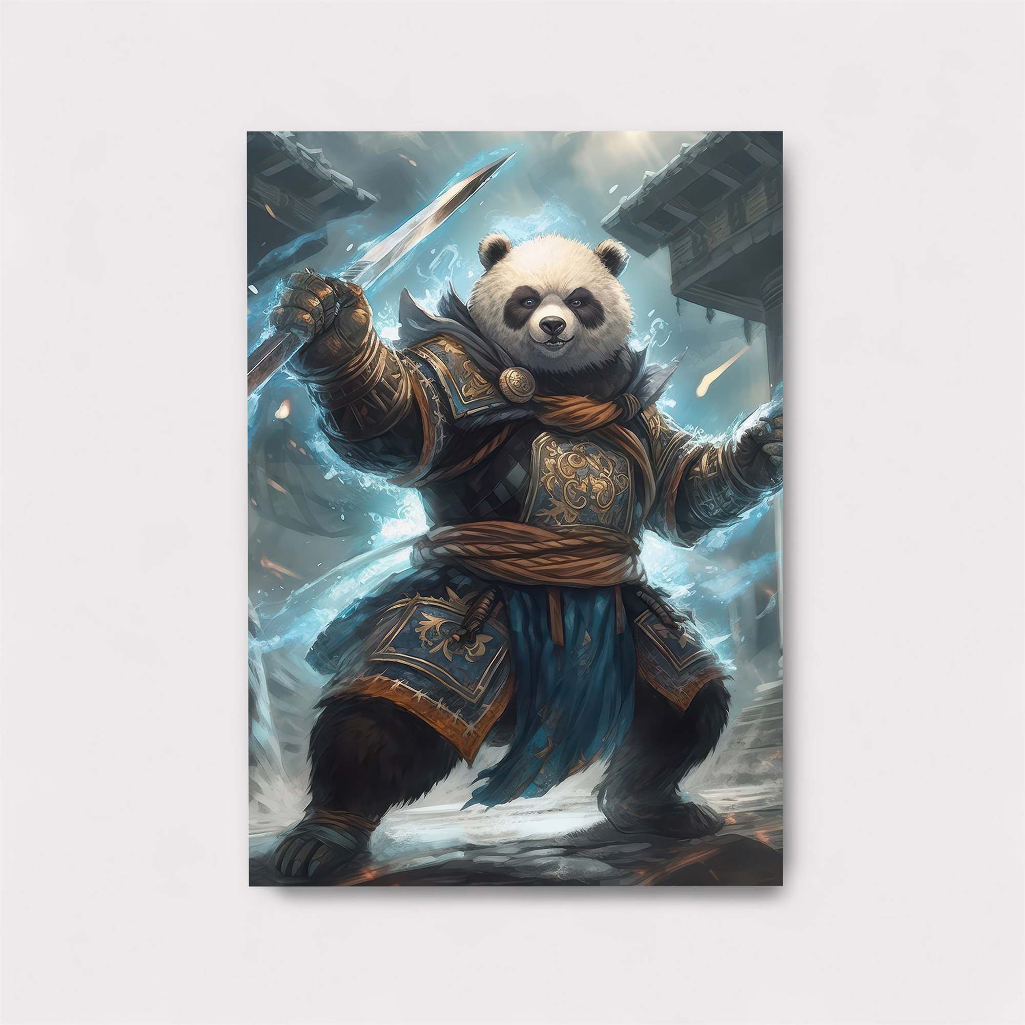 Panda Warrior Safe Wall Magnetic / M